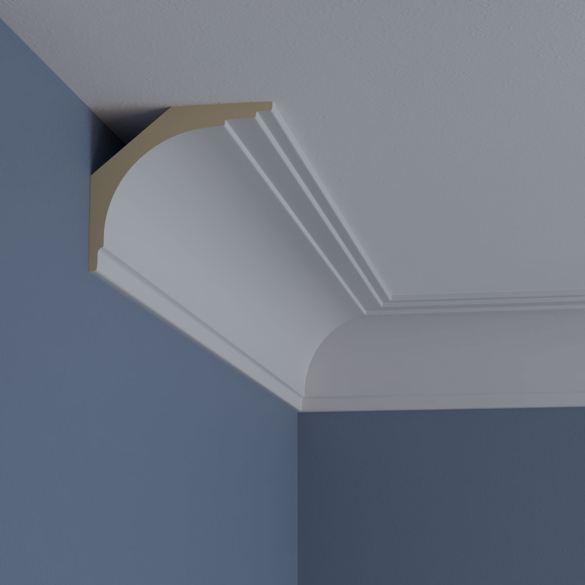 Ekena Millwork MLD04X04X06BR-CASE-8 Crown-Moulding - View #10