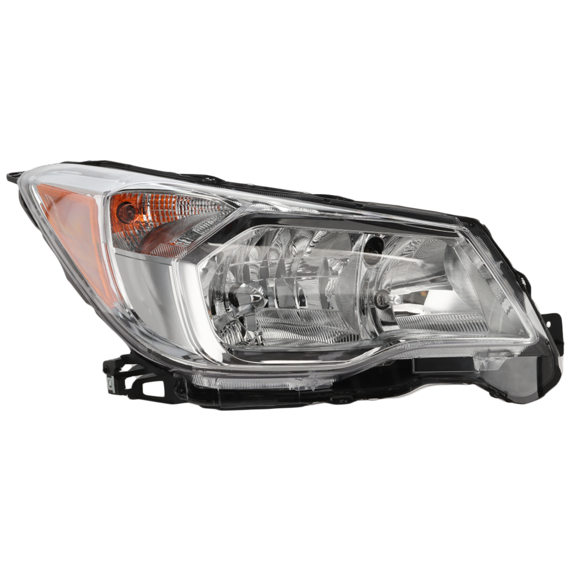 Garage-Pro JCWREPS100317QGP Headlight Compatible with Subaru Forester 2014-2016 Rh Assembly Chrome Bezel Halogen 2.5l Engine- Capa