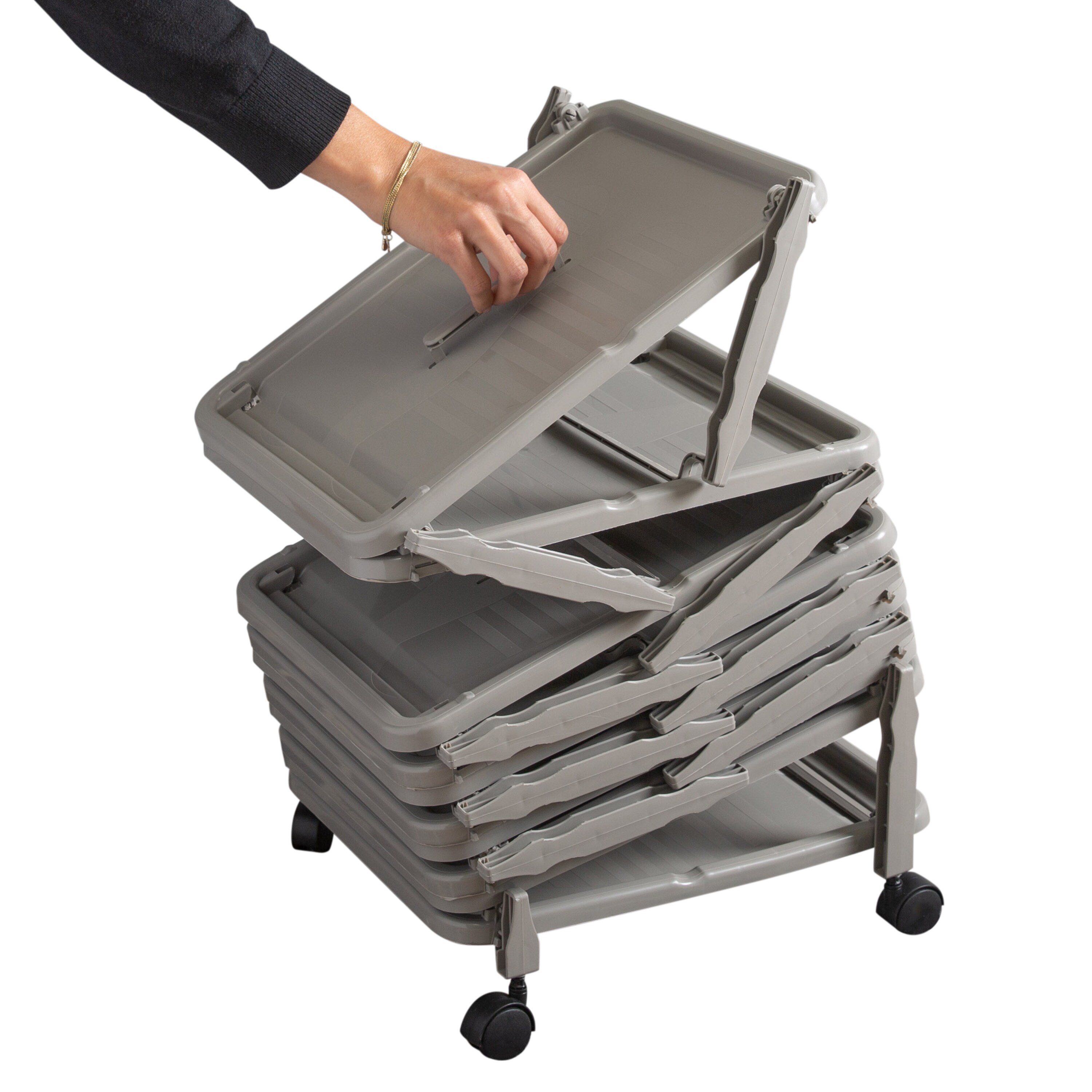 Simplify 23199-GREY Shoe-Racks - View #5