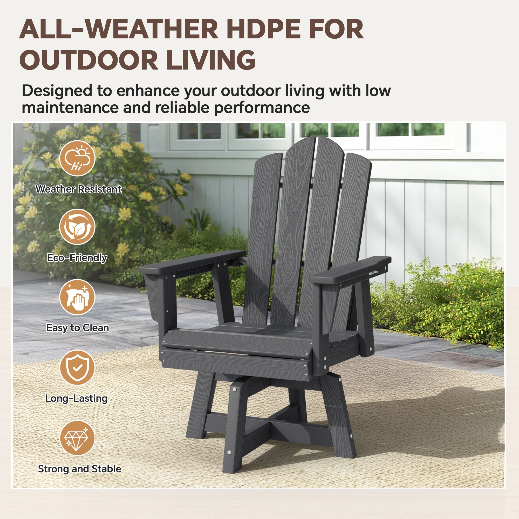 JEAREY HQY-PS-GY Patio-Chairs - View #7
