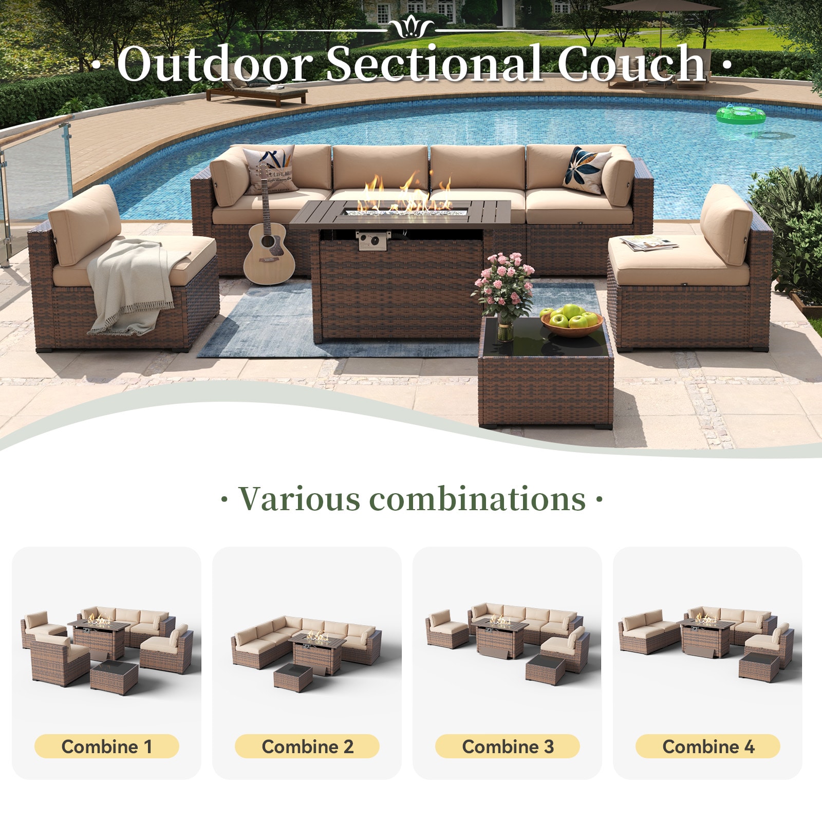 AOXUN G12039RDAB+G25026BR Patio-Conversation-Sets - View #7