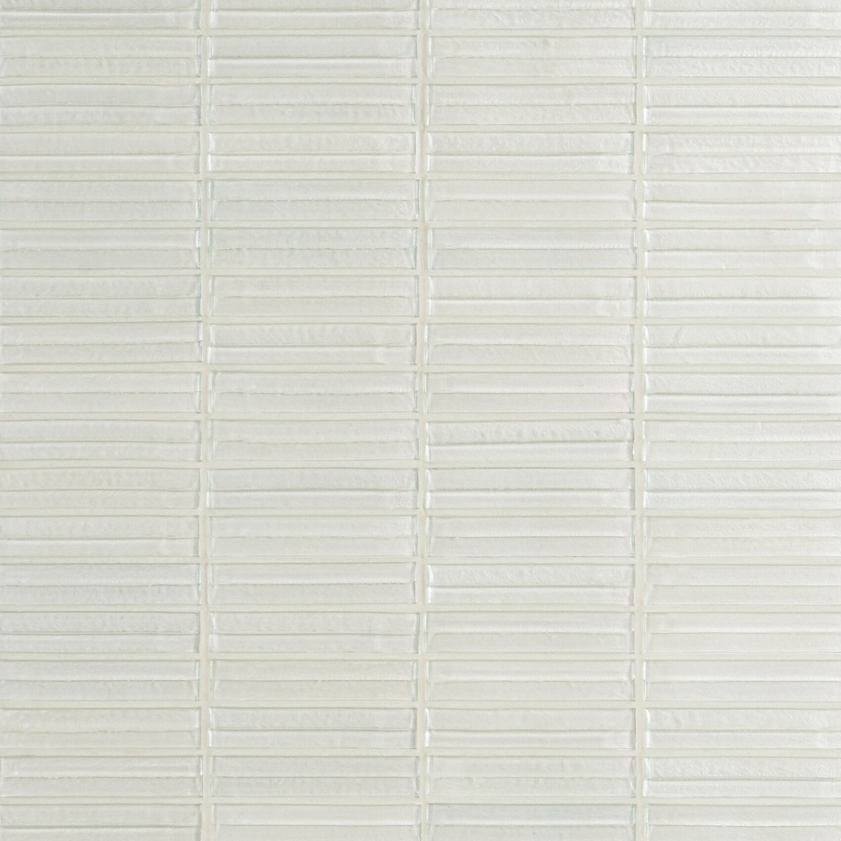 Artmore Tile EXT3RD105435 Rivulet Pearl 12-in x 12-in Polished Glass Patterned Linear Mosaic Wall Tile ( 0.95-sq ft Piece )