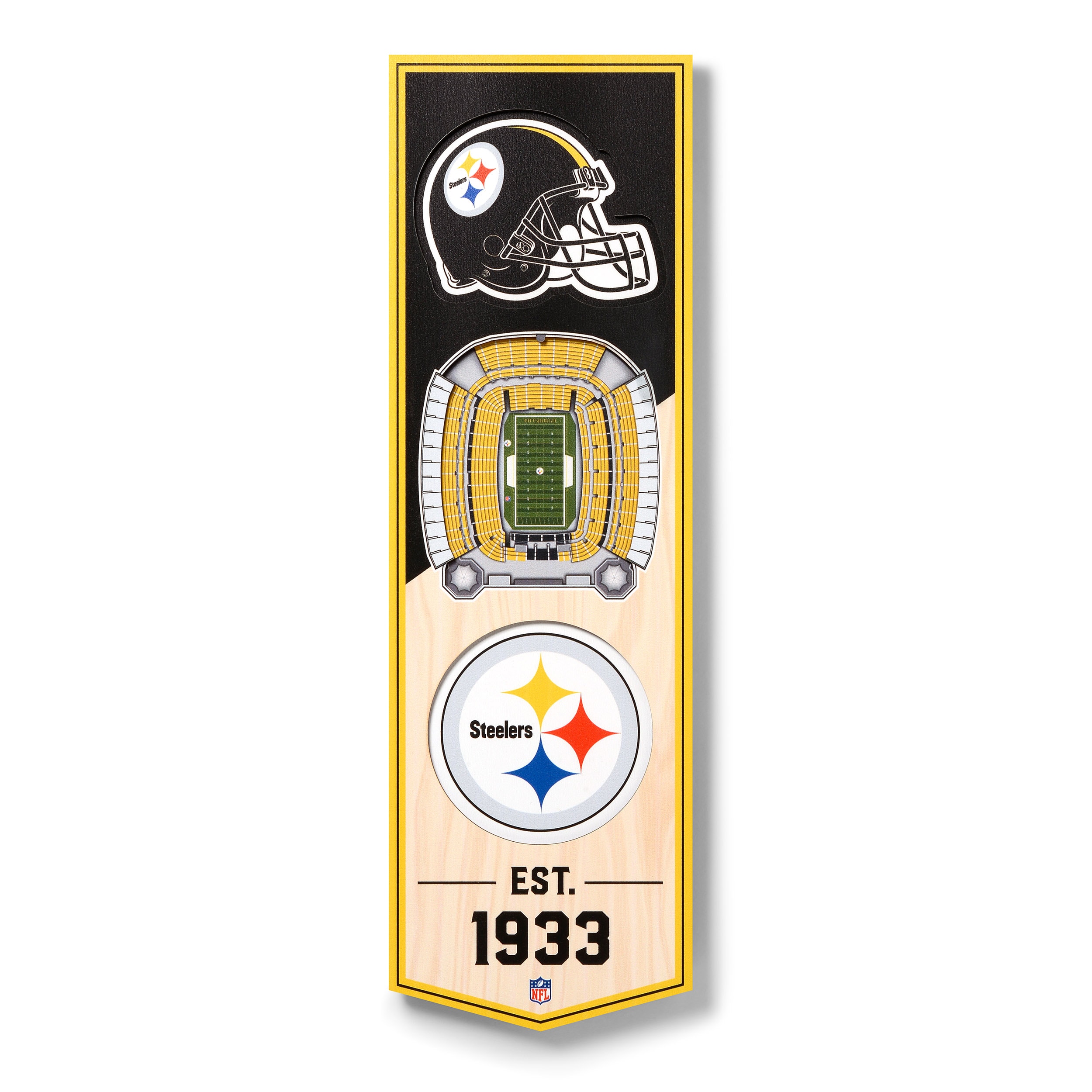 Pittsburgh Steelers Version 17 Cornhole Wraps - Set of 2