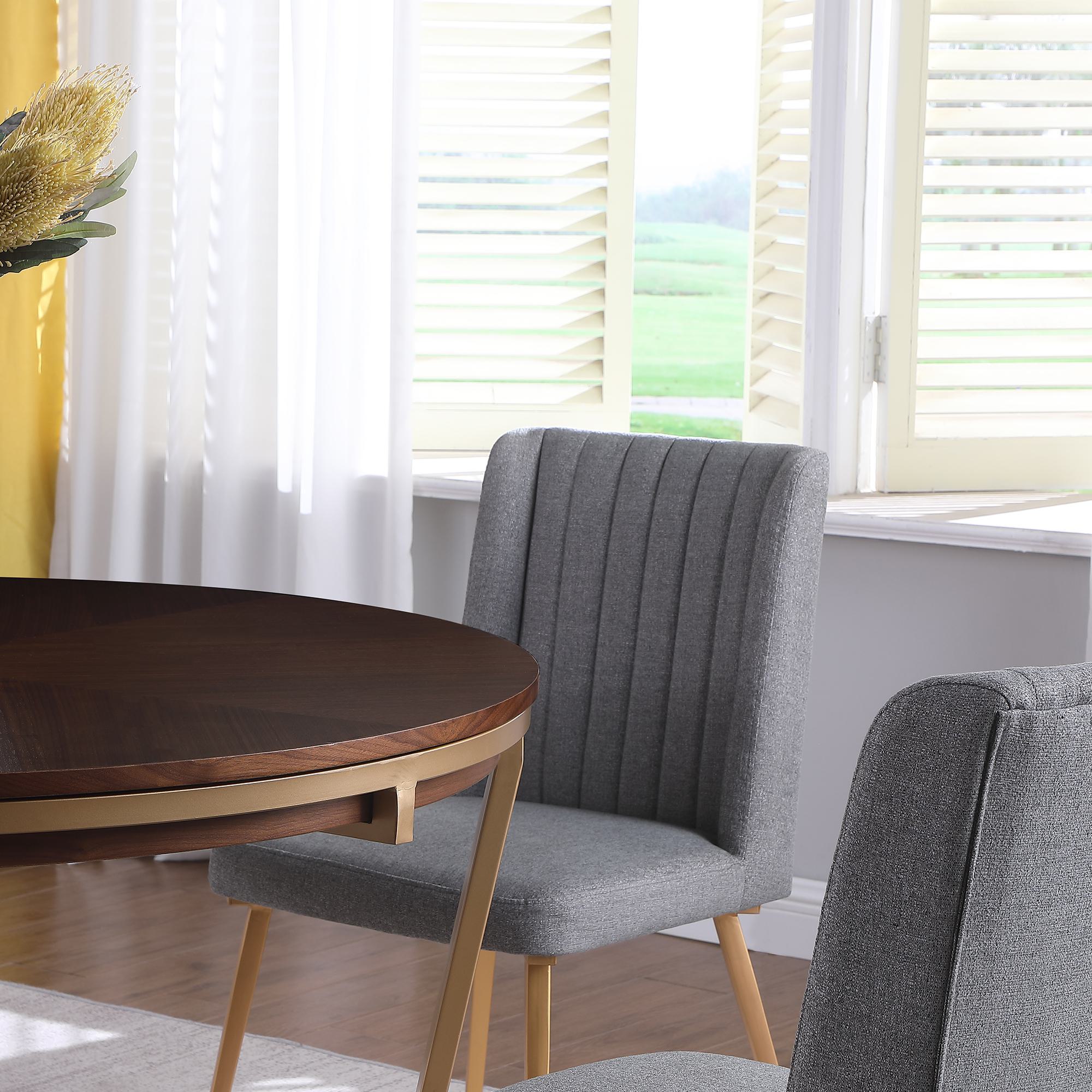 FARATI D2002DC-GREY Dining-Chairs - View #2