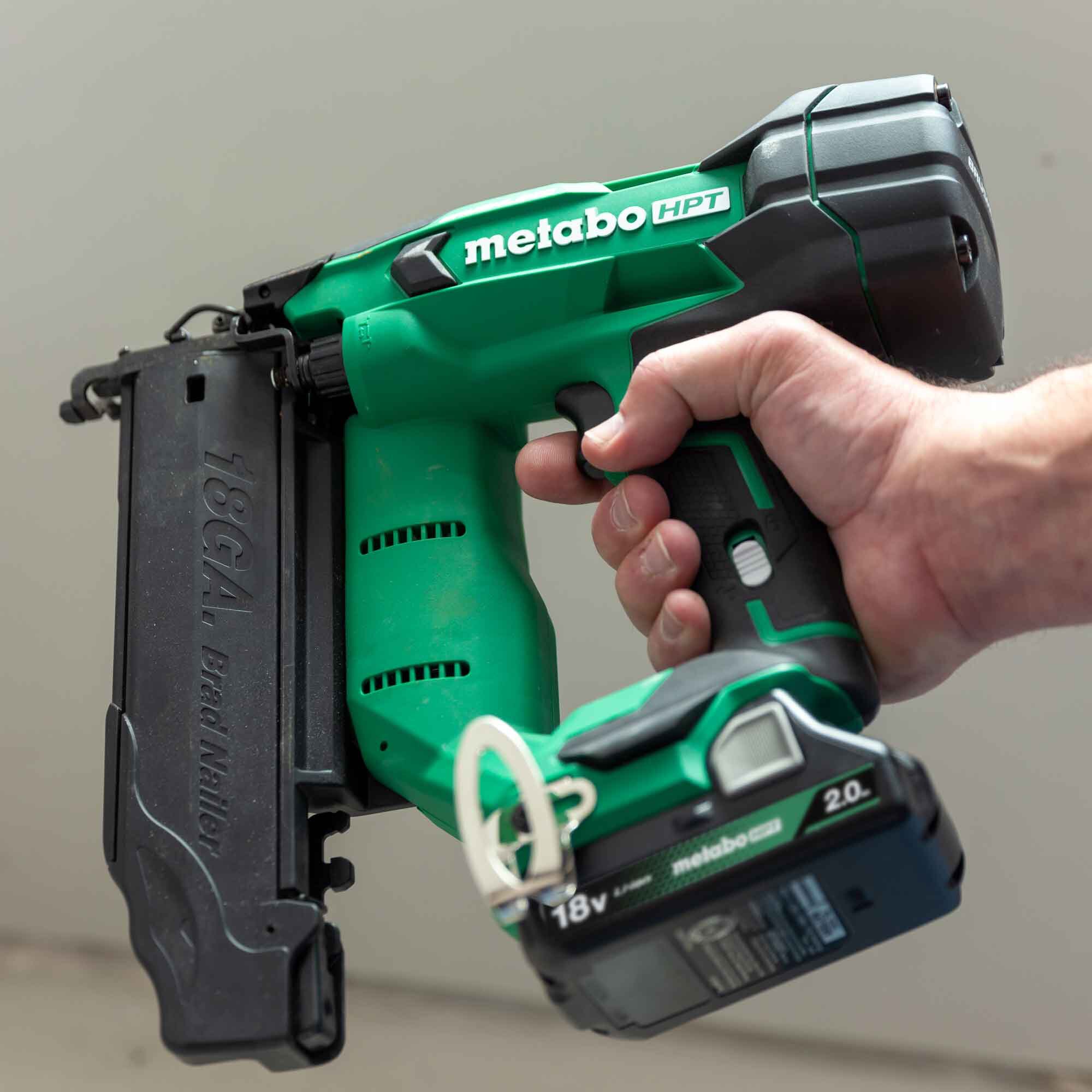 Metabo HPT MultiVolt 2-in 18-Gauge Cordless Brad Nailer in the