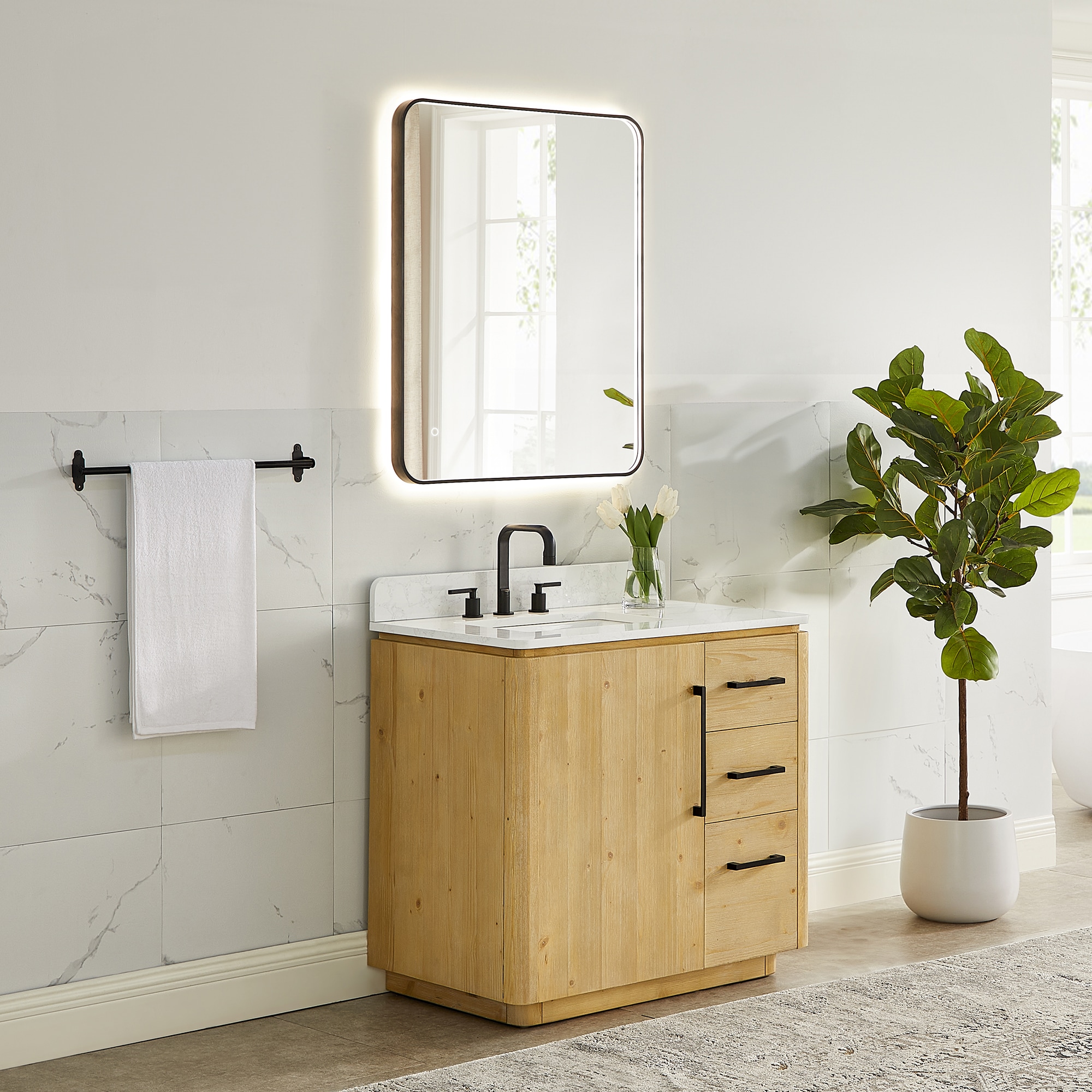 Altair 581036-NB-GW Bath-Vanity-Combo - View #3