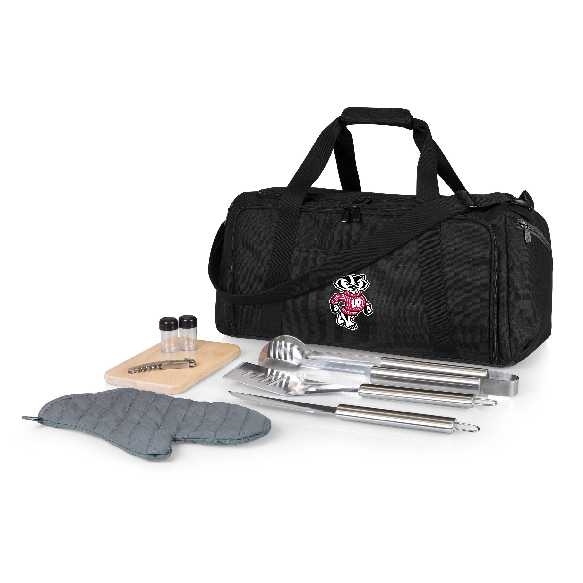 Picnic Time Compact Cast Iron Grilling Accessory Kit – 4-Piece Set with 203 sq inches Grilling Surface and Durable Carrying Tote 775-00-175-514-0 Sansujyuku sansujyuku.com