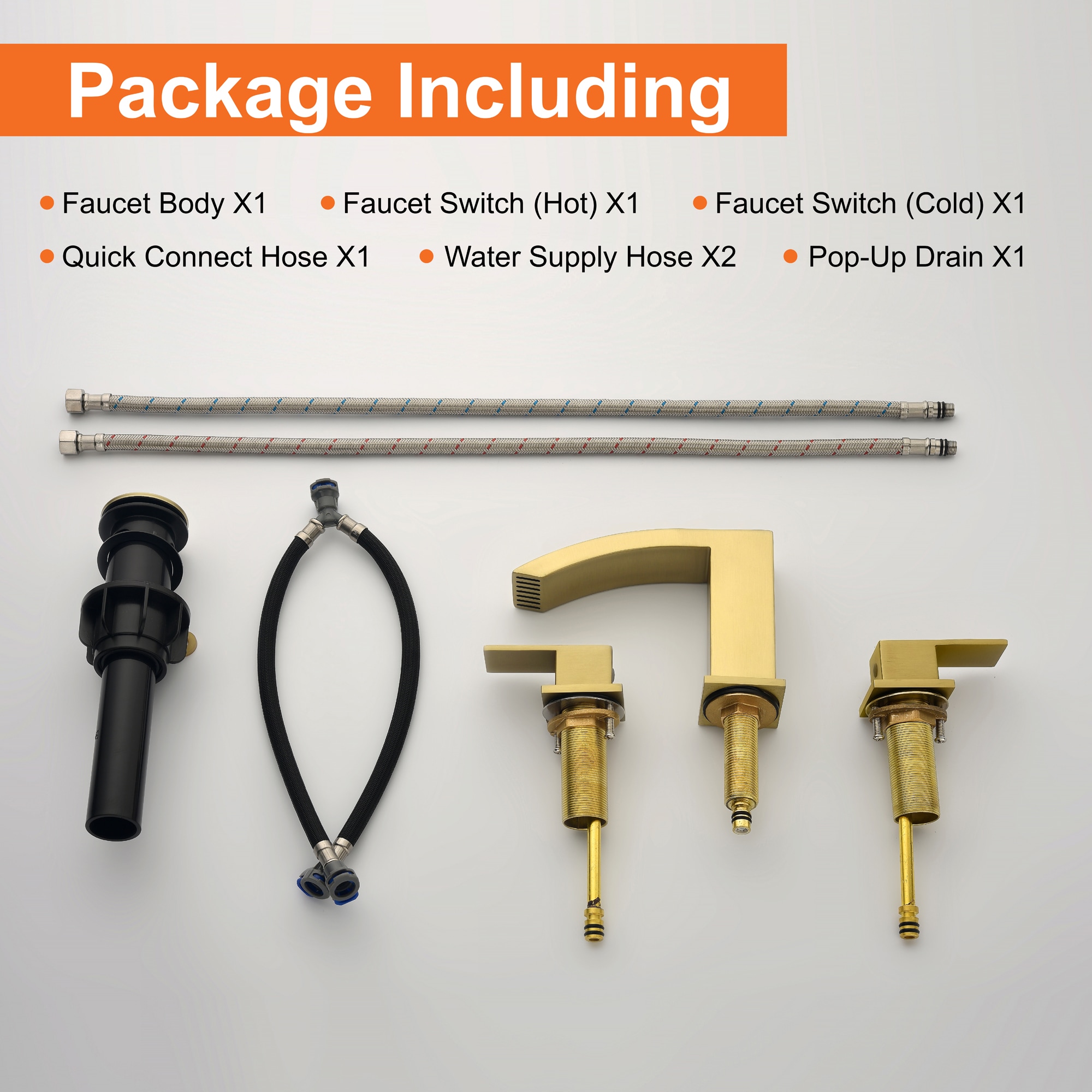 WELLFOR WF-B3535-BG Lavatory-Faucets - View #14