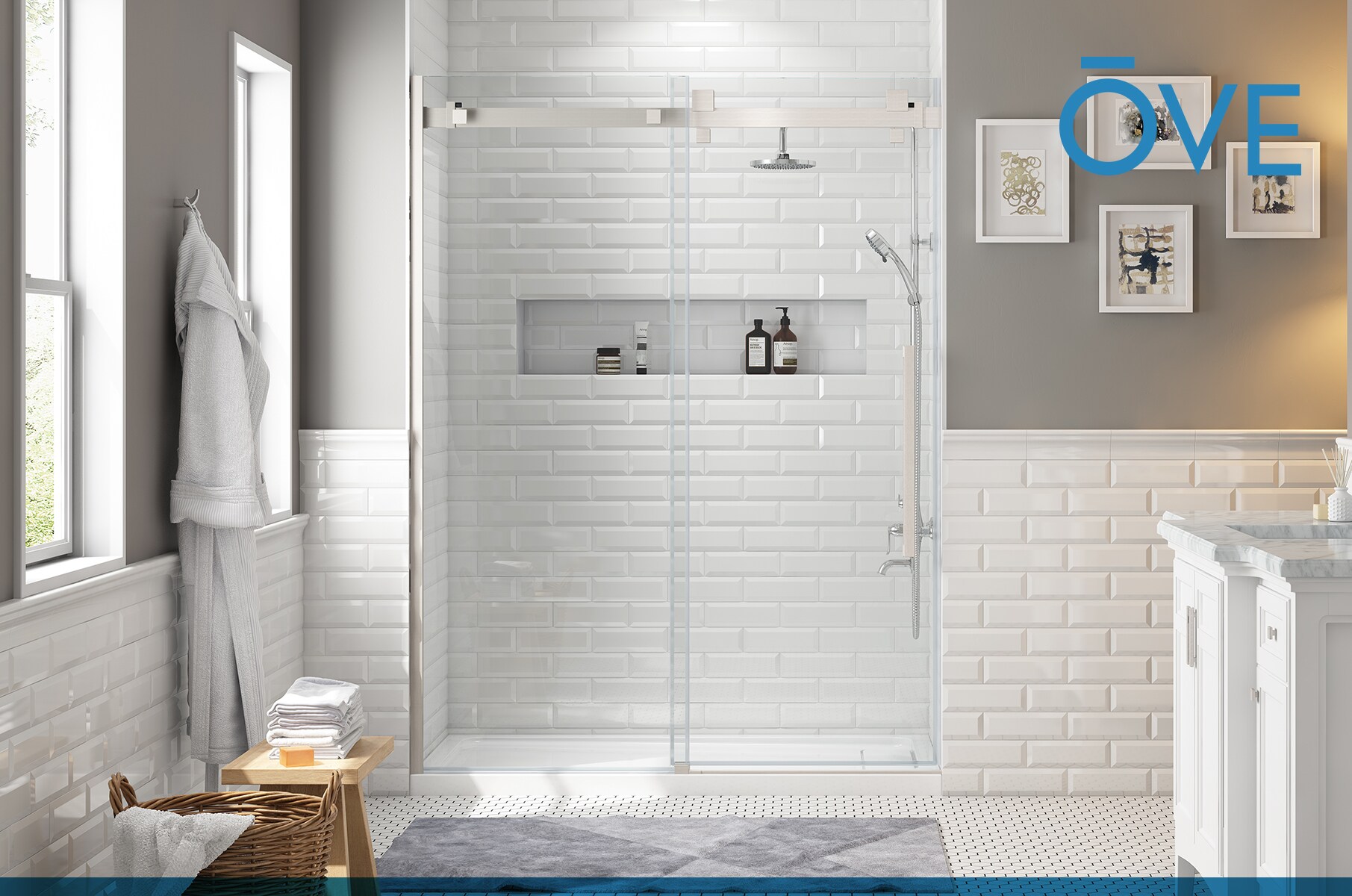 OVE Decors GLENDALE-60SNSD Shower-Doors - View #2