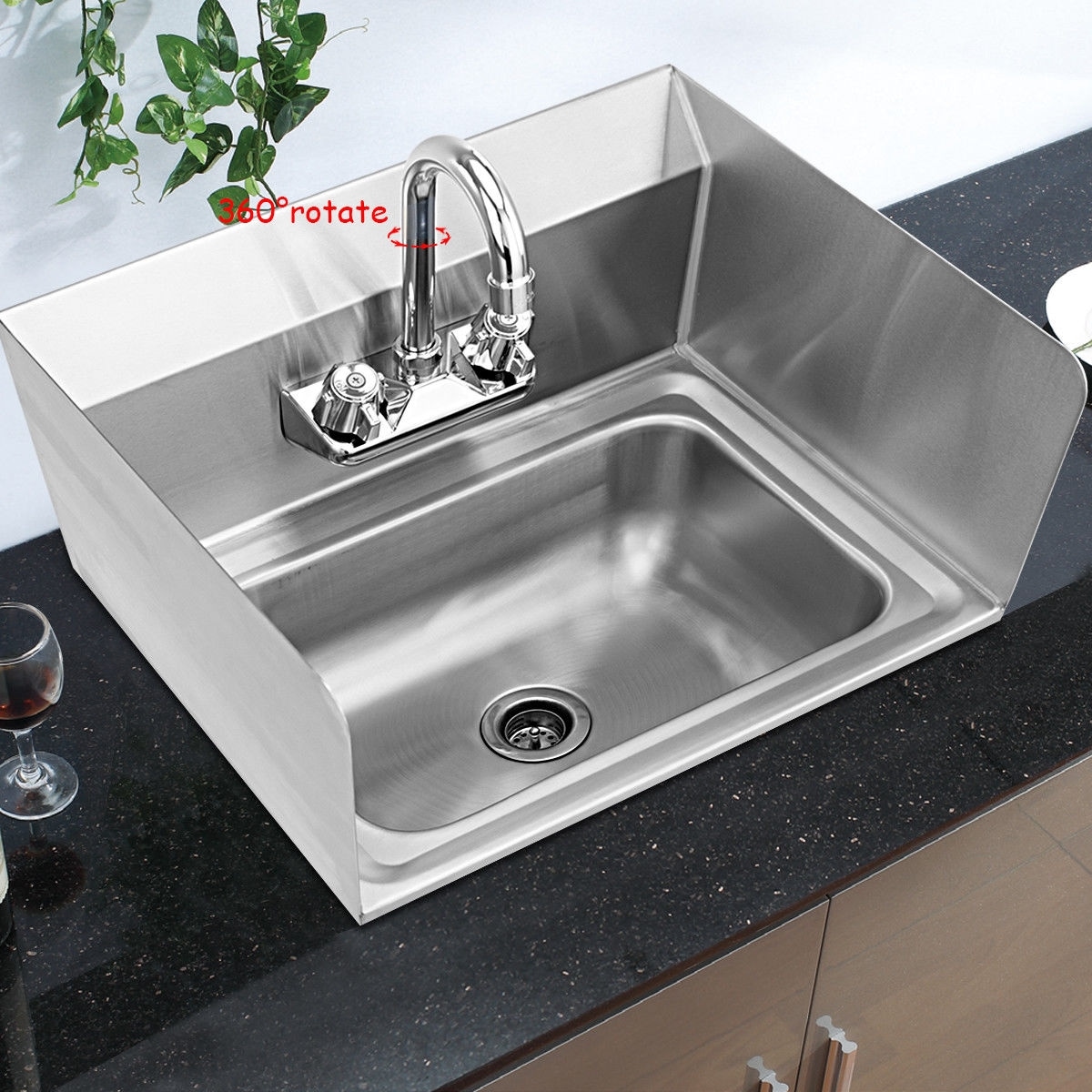 WELLFOR TL-HWY-33854 Laundry-Tubs-Utility-Sinks - View #4