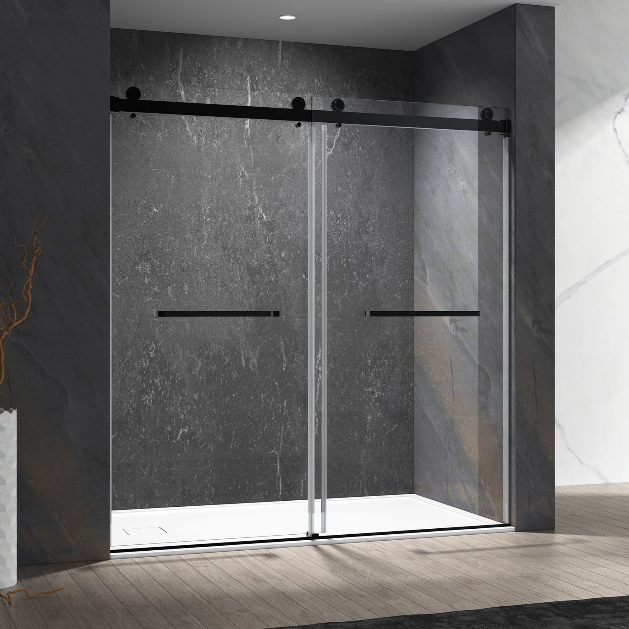 WELLFOR CV-DS01-7276BL Shower-Doors - View #5