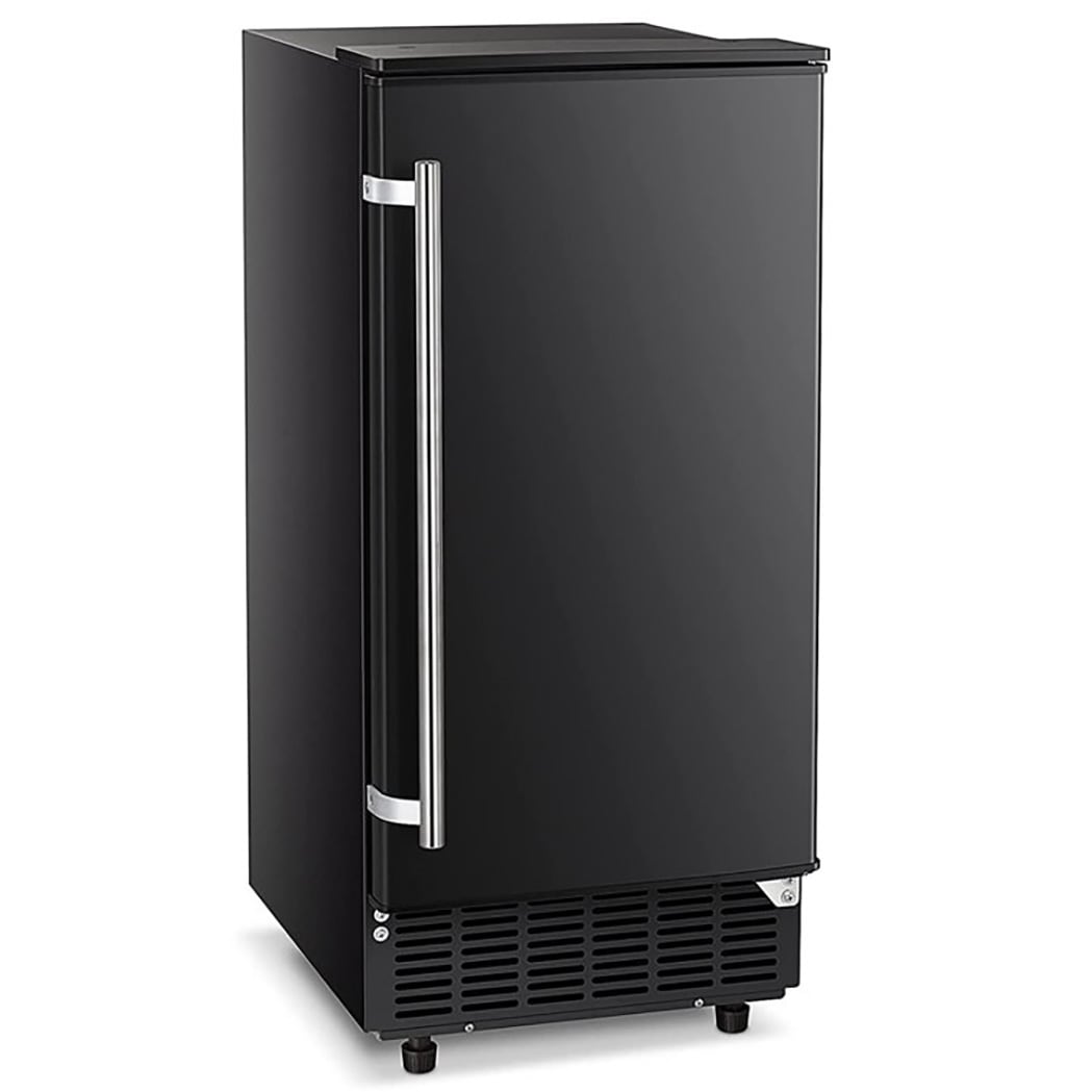 COWSAR LSZ5836F-BLACK 80-lb Ice Per day Freestanding or built-in Cubed Ice Maker ( Black )