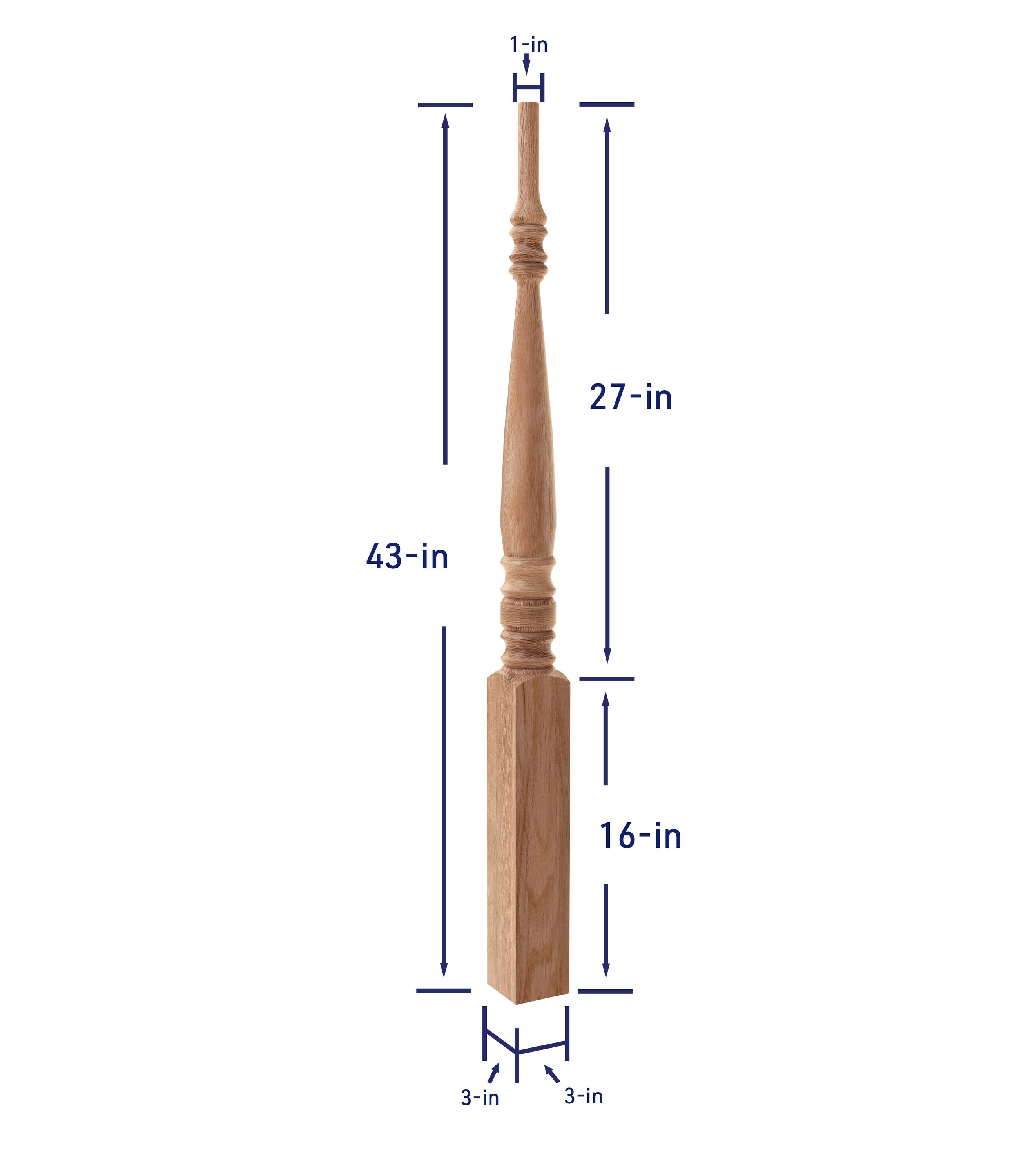 Crown Heritage 4414212 Interior-Stairpart-Newel-Posts - View #4
