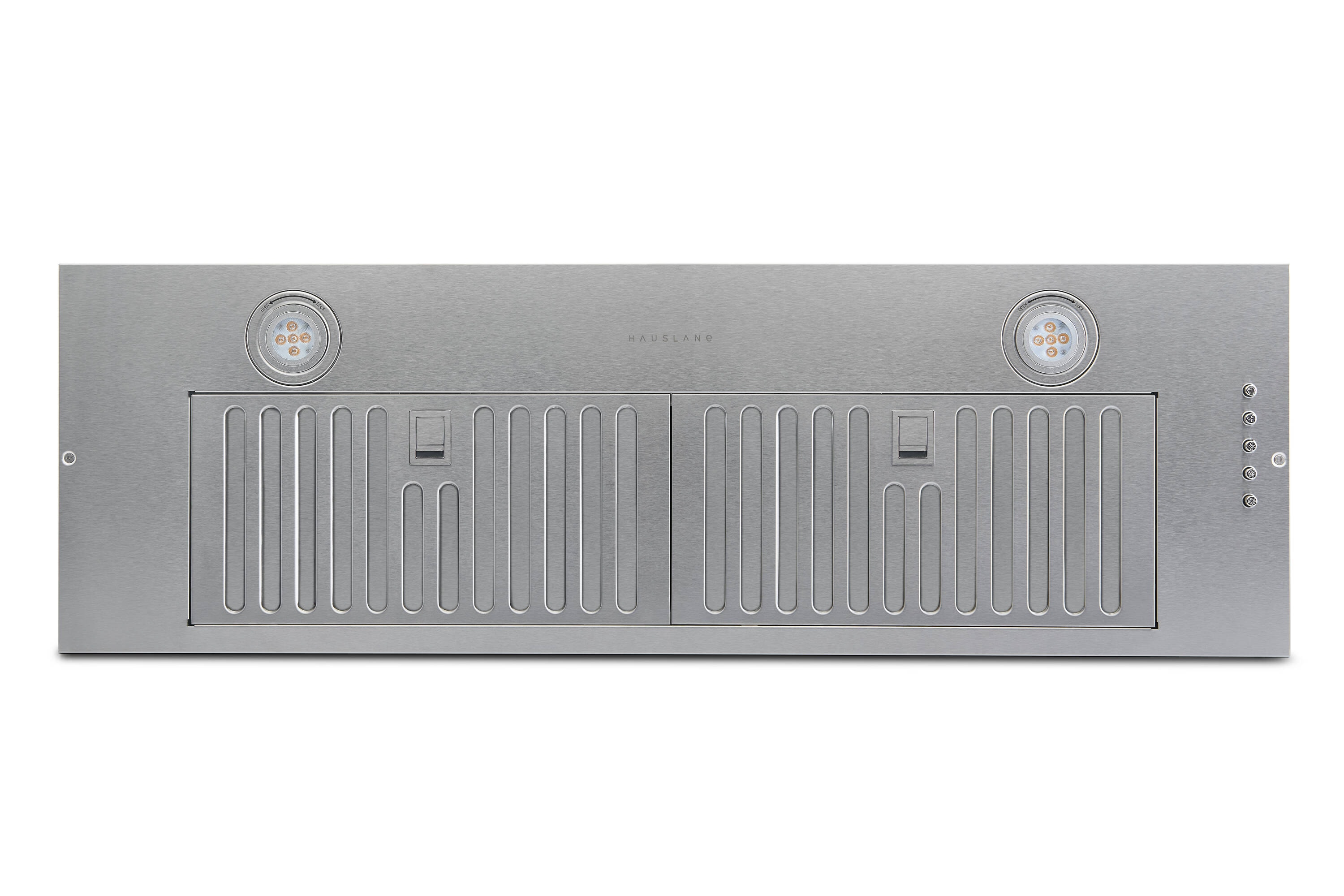 Hauslane IN-R100SS-36 36 inch Convertible 450-CFM Stainless Steel Insert Under Cabinet Range Hood