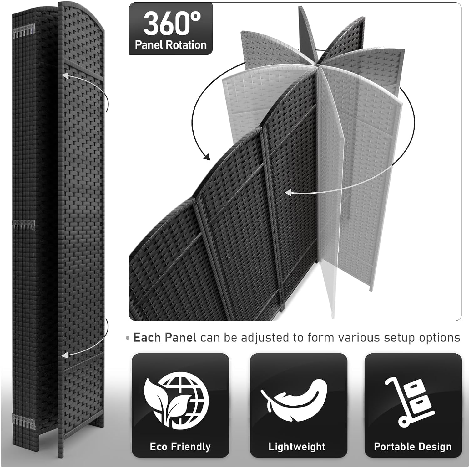 SORBUS 192405021121 Indoor-Privacy-Screens - View #7