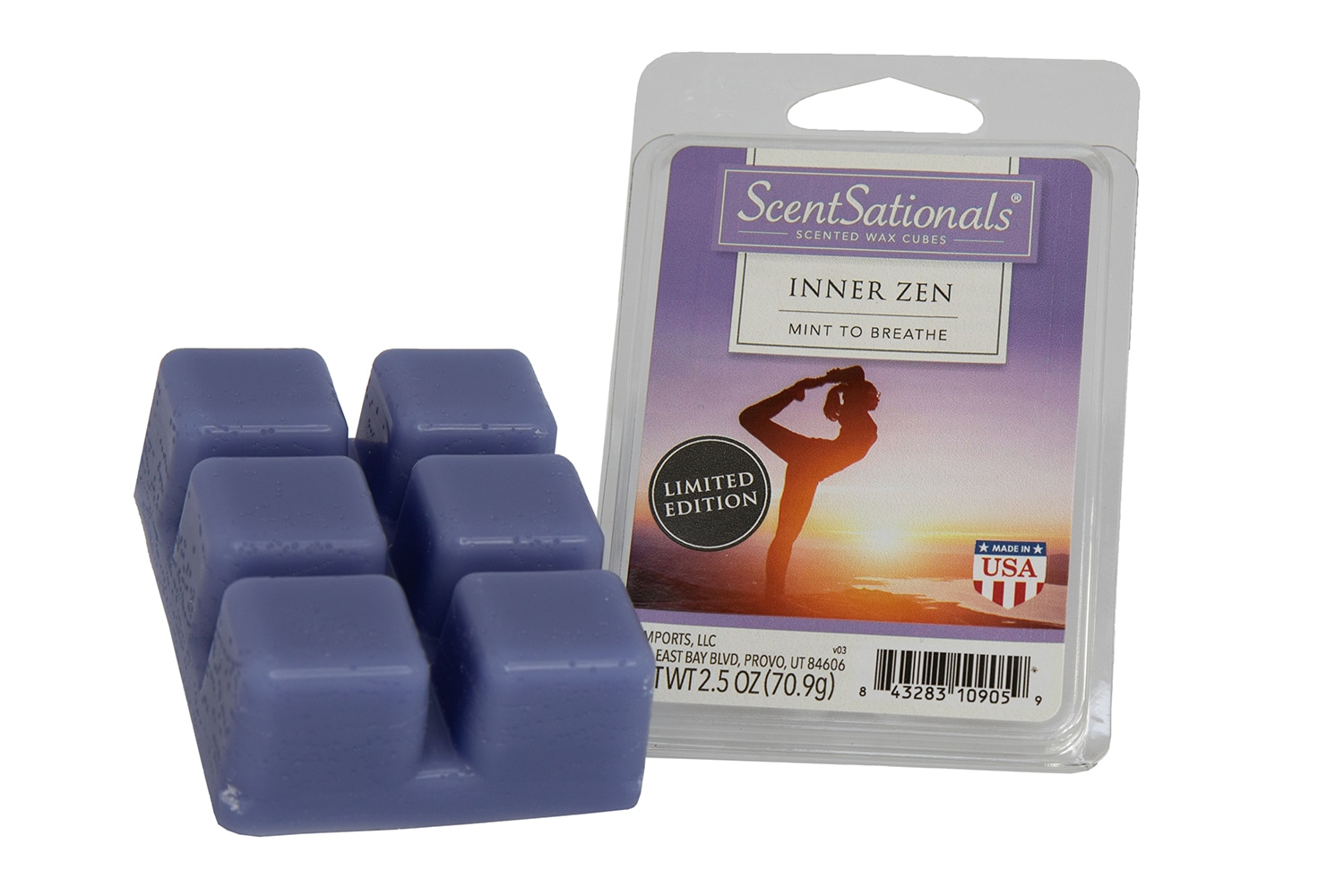 ScentSationals Wax Cubes, Scented, Clary Sage & Lime, Balance 6 ct
