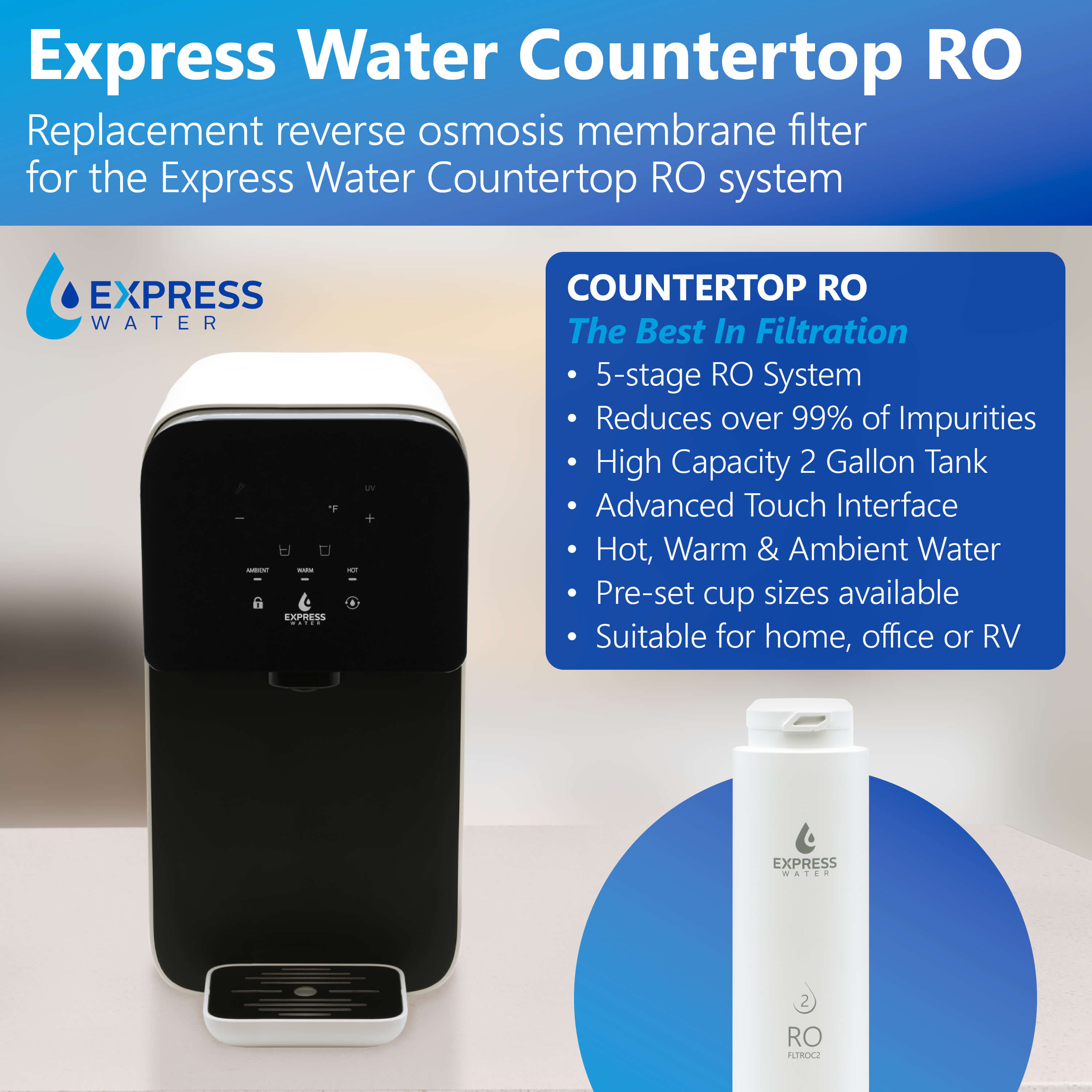 Express Water FLTROC2 Replacement-Water-Filters-Cartridges - View #2