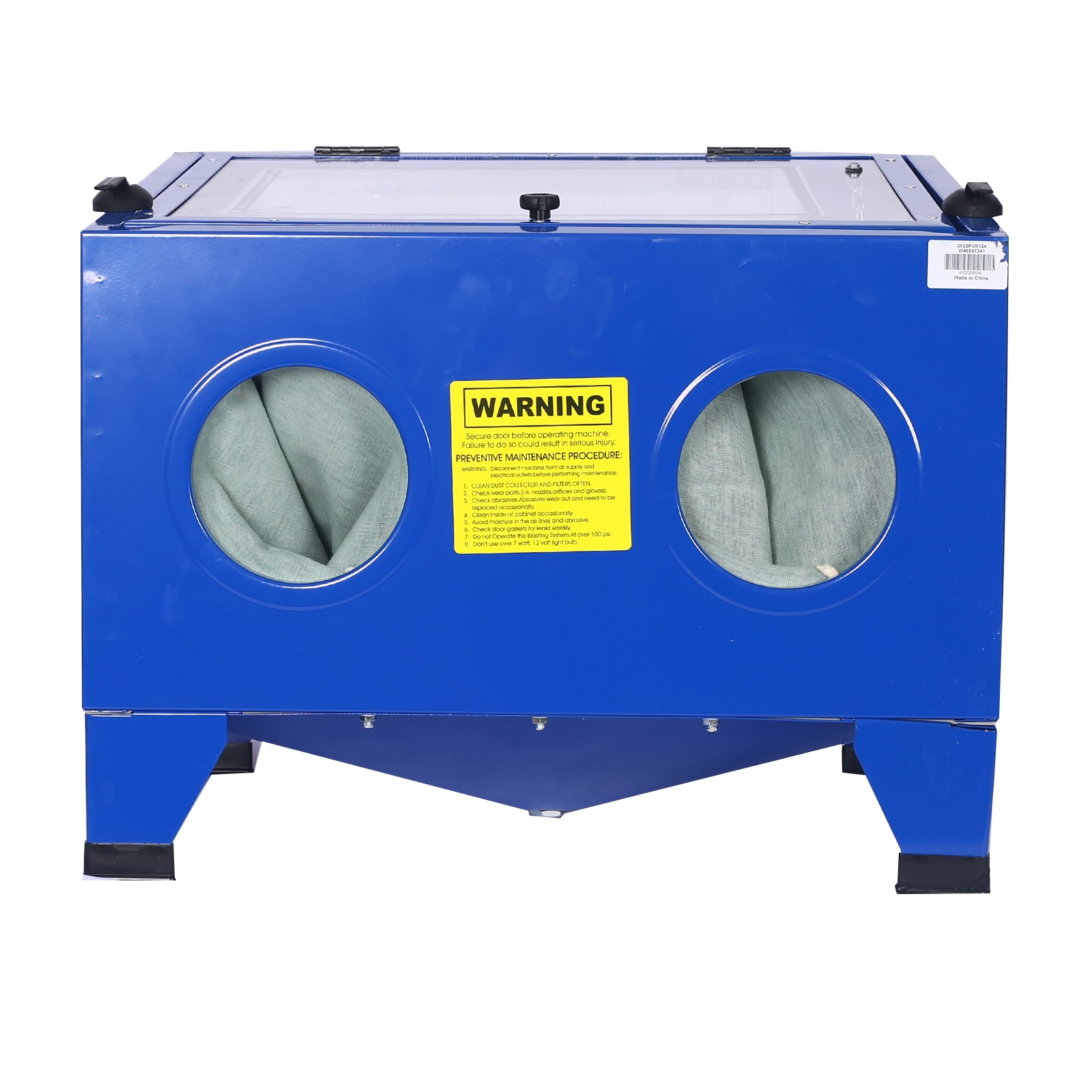 Siavonce Bench Top Portable Sand Blaster Cabinet Kit, 1 HP, 19-in x 25-in x 19-in, Blue ZX-107355 Sansujyuku sansujyuku.com