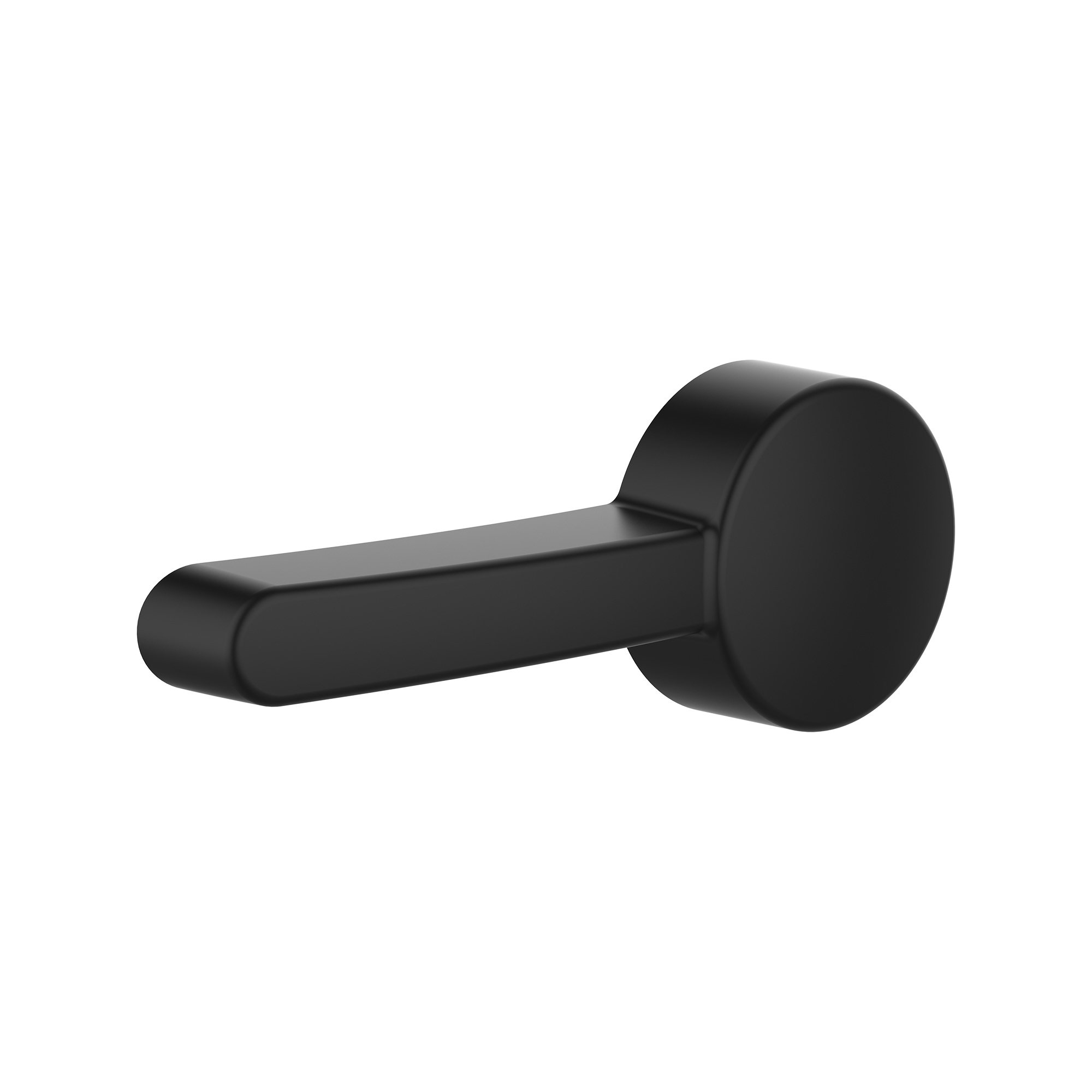 American Standard 7381231-200.2430A Champion Pro 8-in Front/Side Mount Matte Black Handle with lever