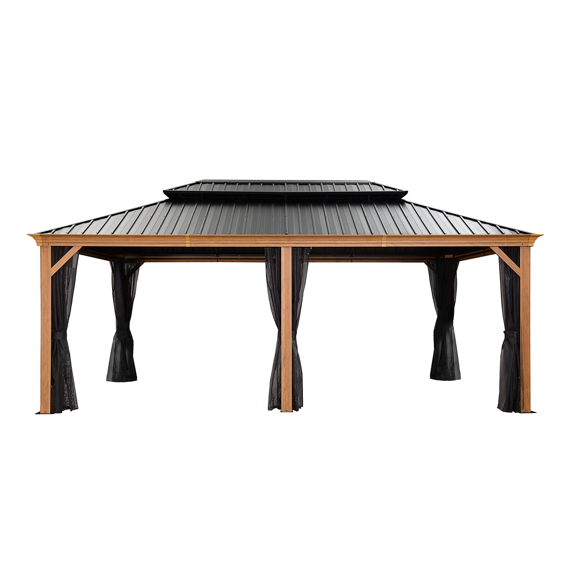 PURPLE LEAF LS06WHTG1220 Wood-Resin-Gazebos - View #2