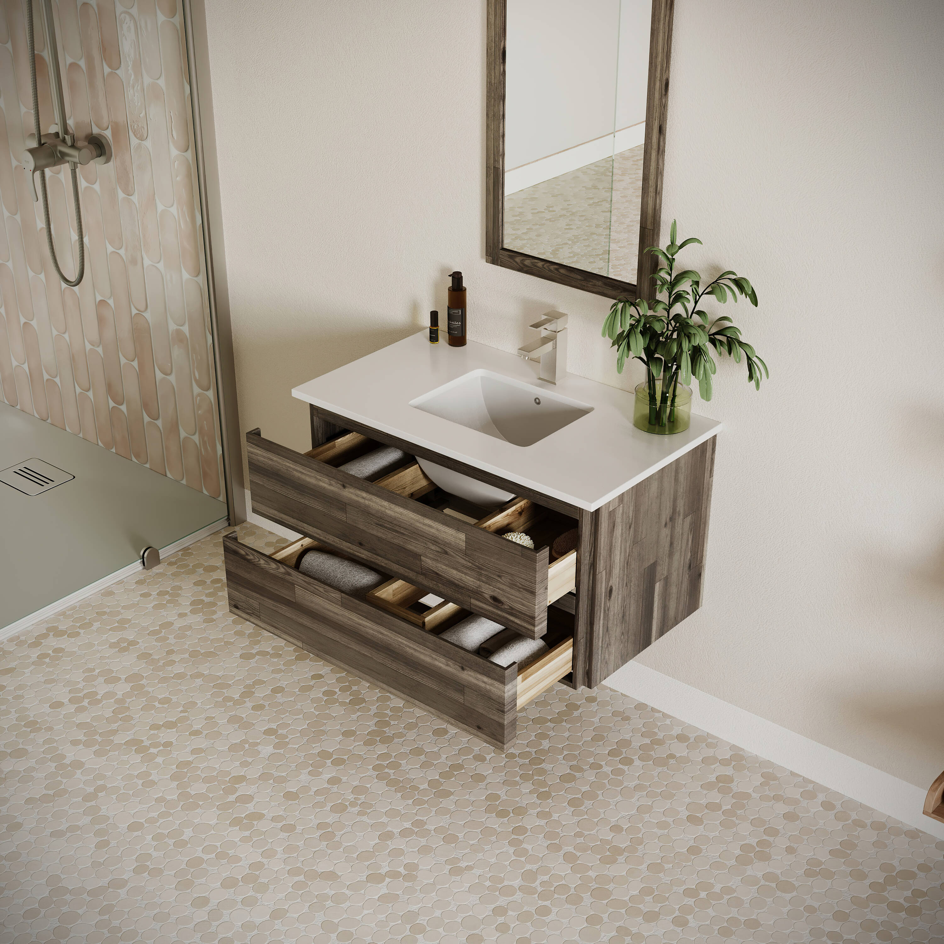 Fresca FCB3136ACA-CWH-U Bath-Vanity-Combo - View #3