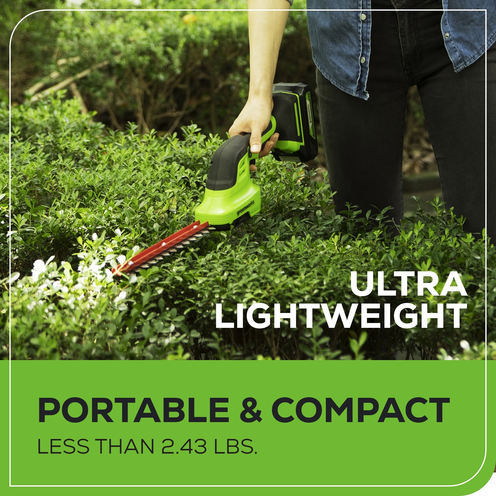 Greenworks SH24B1510 Cordless-Hedge-Trimmers - View #6