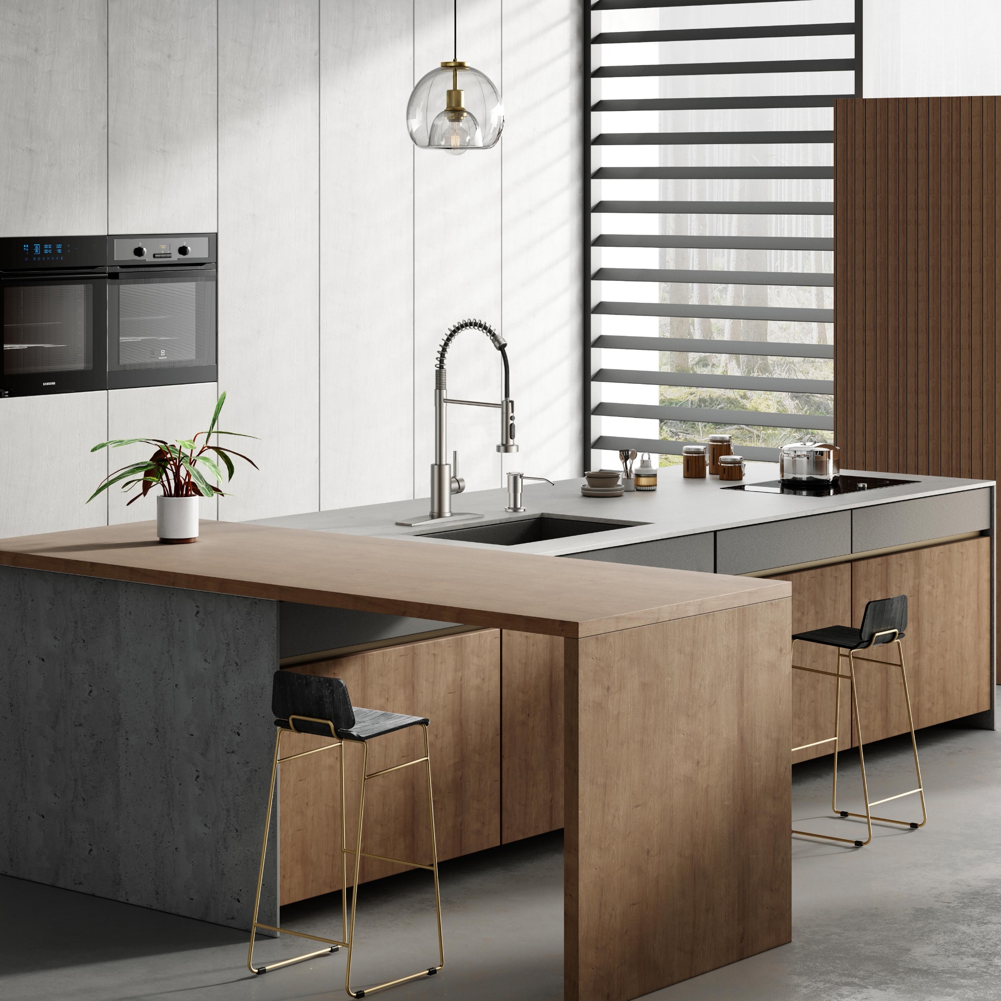 FURUISI L4BN-SD Kitchen-Faucets - View #4