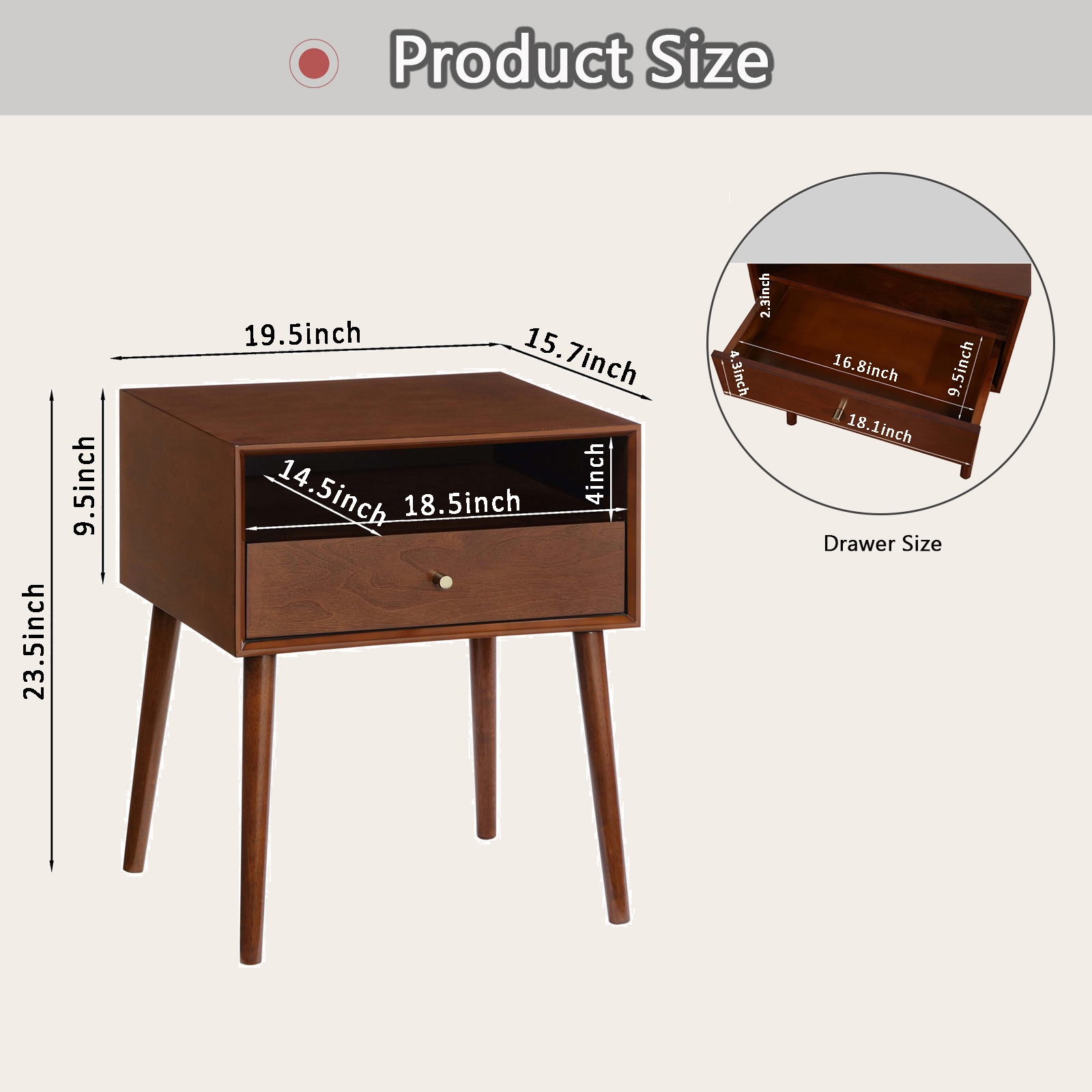 Kahomvis FB-QPN1-477 nightstands - View #3