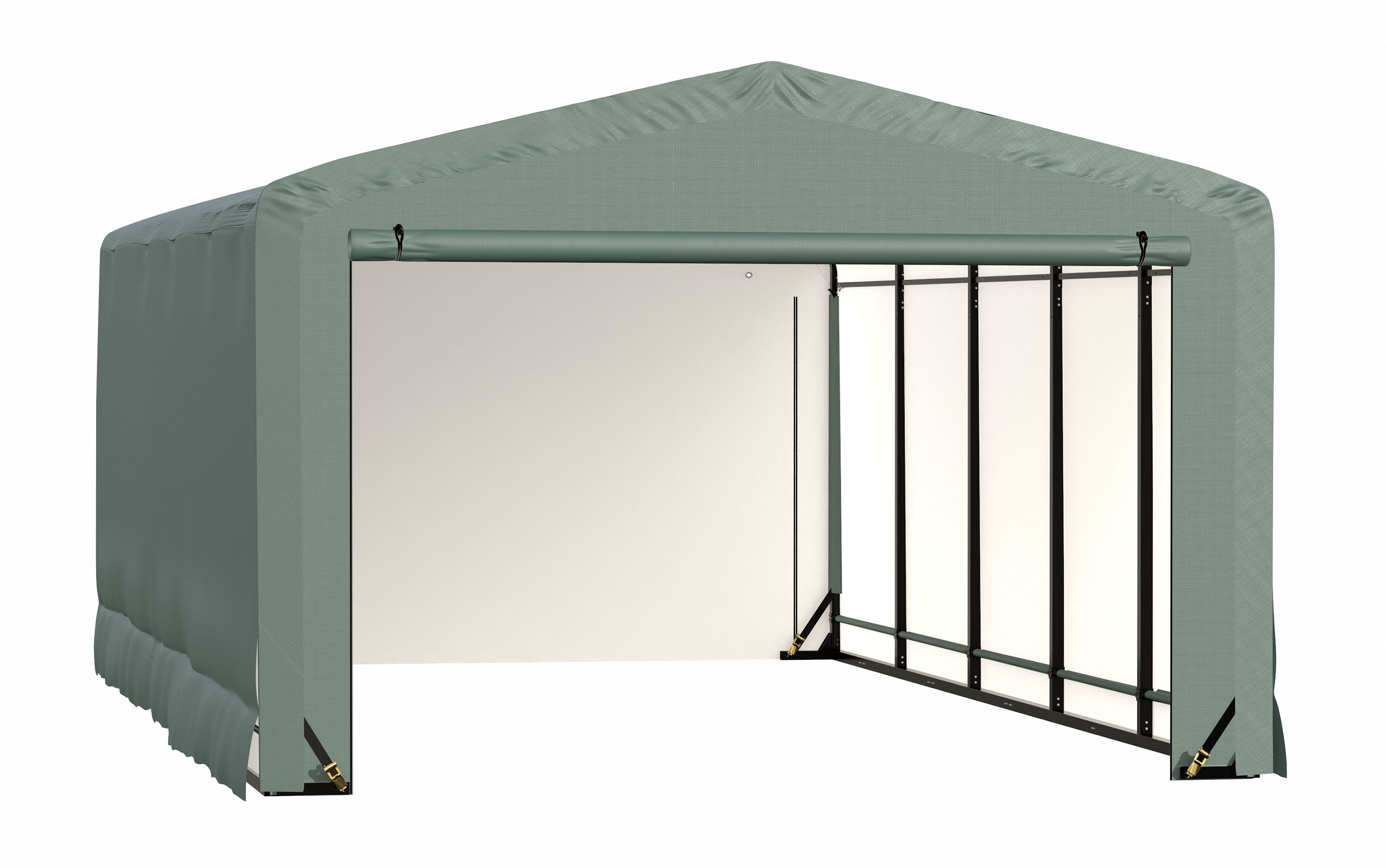 ShelterLogic SQAACC0104C01202708 14-ft x 27-ft Metal Single car Garage Building