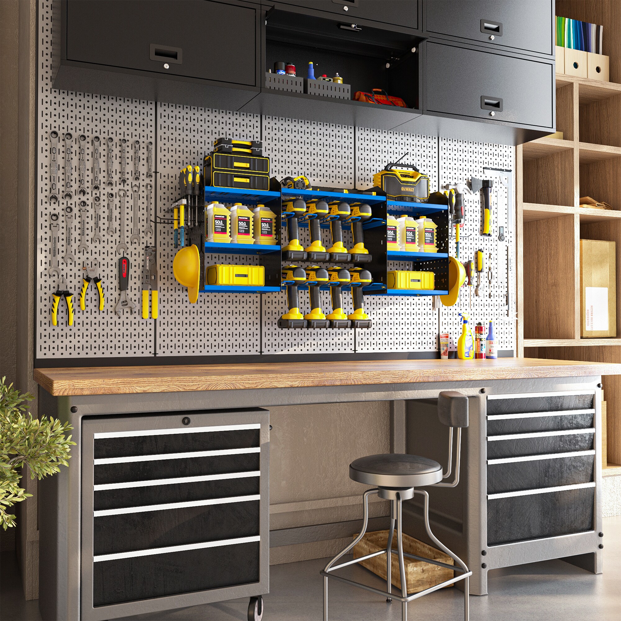 LOVMOR SF-Y-EGJJ-B-B+BL Garage-Storage-Hooks - View #3