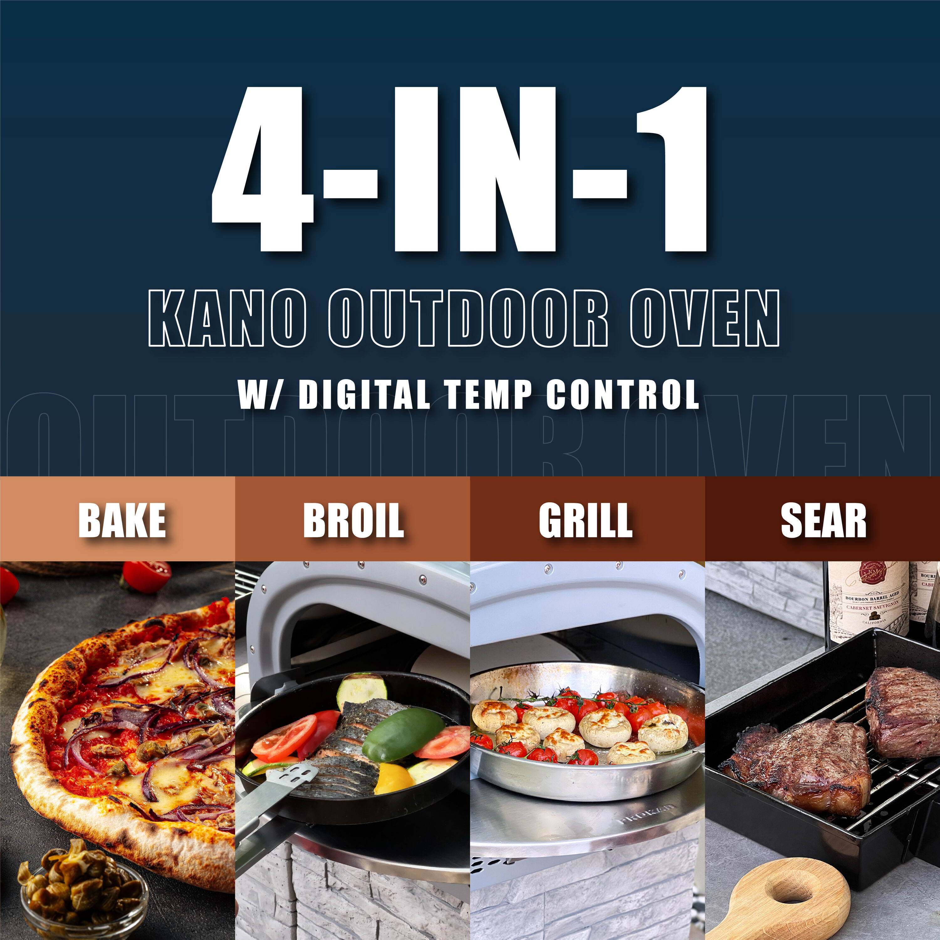 Prokan Grills KANO16LP-A Outdoor-Pizza-Ovens - View #6