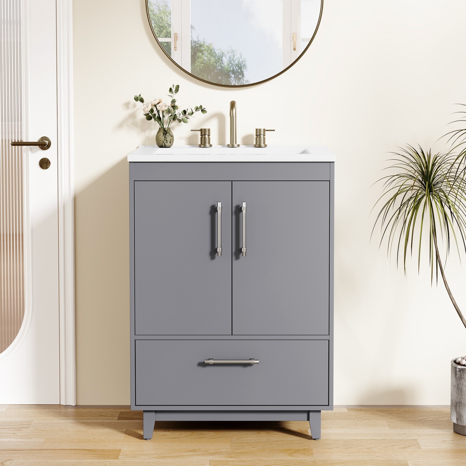 Serwall 24LZKD-GR Bath-Vanity-Combo - View #2
