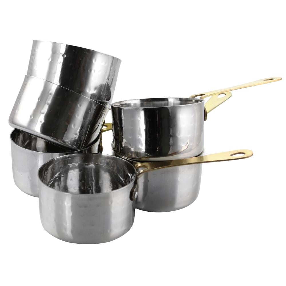 Stainless Steel Sauce Pan - Induction Ready - Round - Silver - 6.5