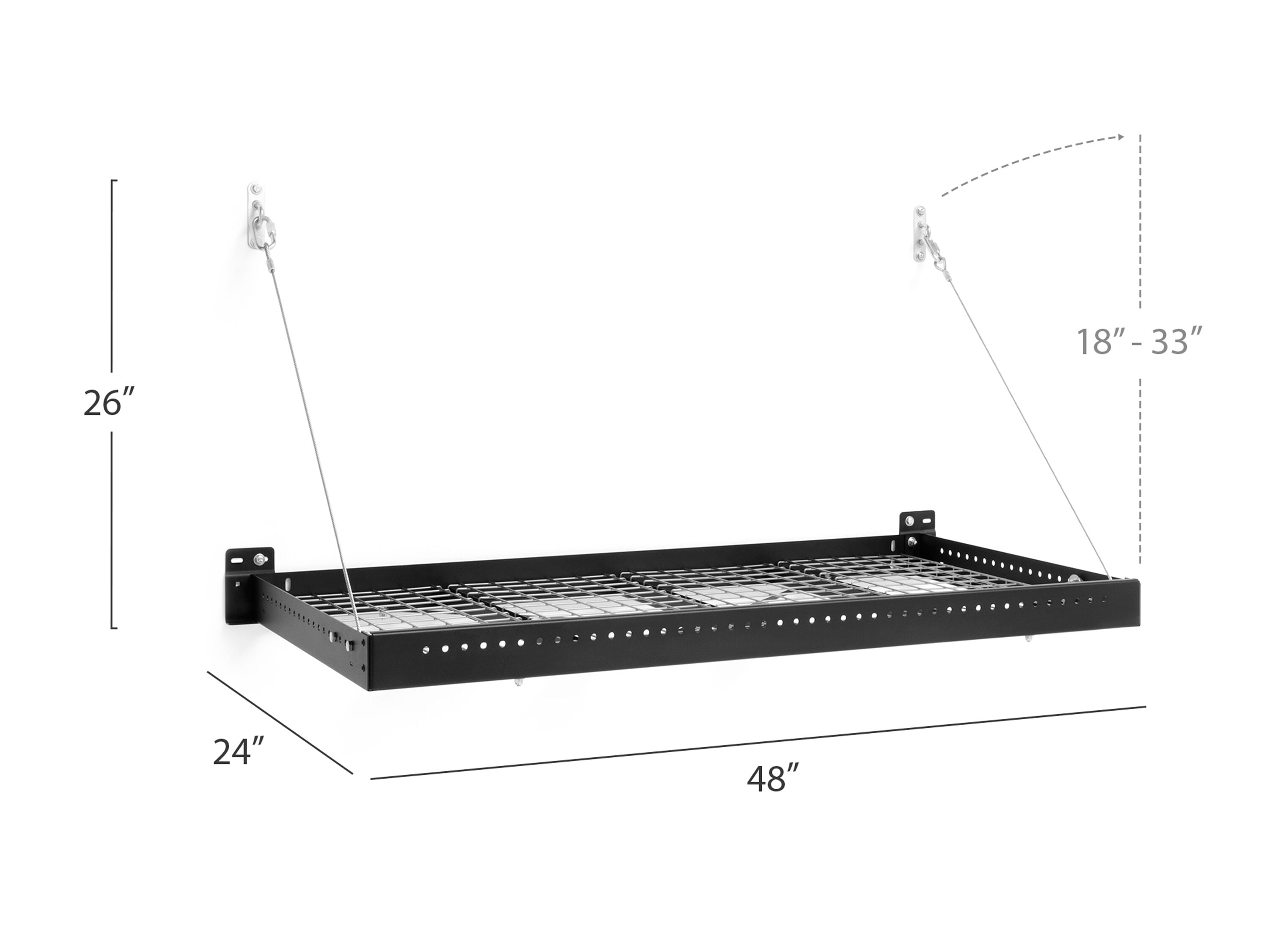 NewAge Products 40404 Wall-Mounted-Shelving - View #7