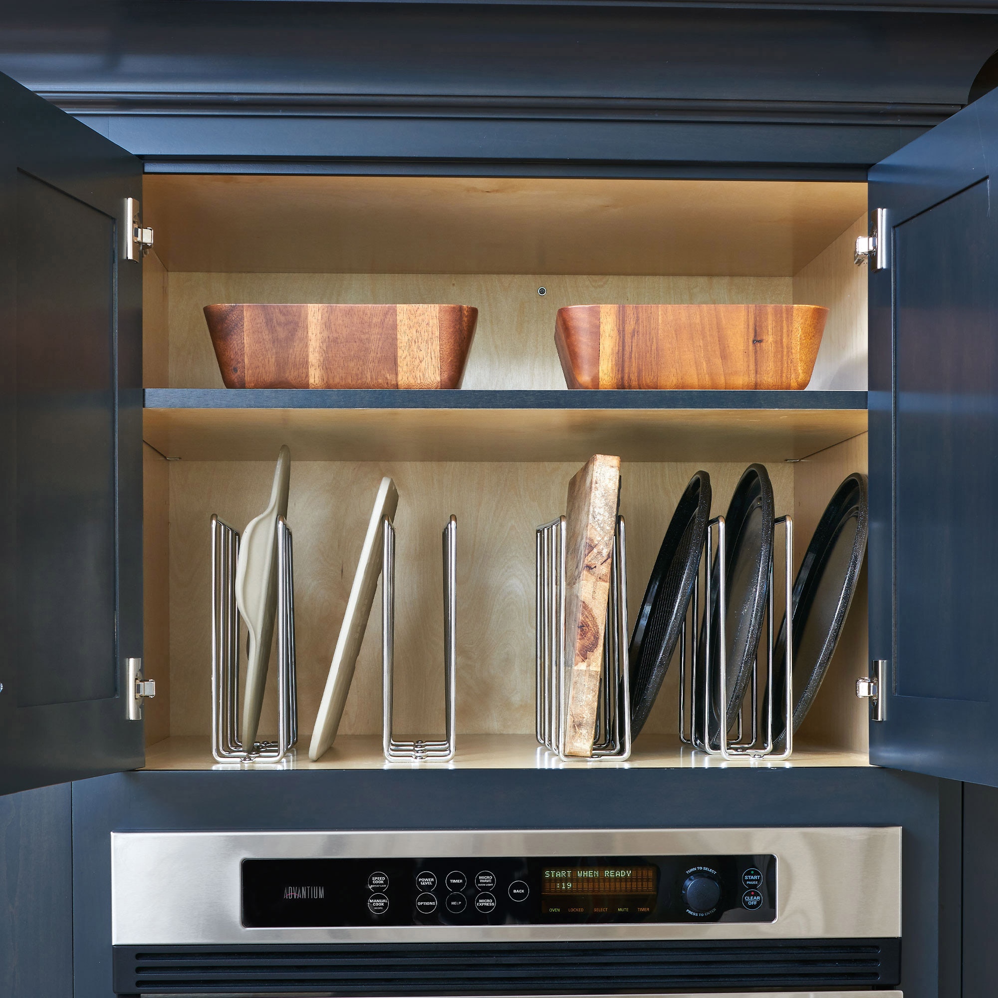 Kitchen Details 11.42-in W x 11.02-in H 3-Tier Freestanding Metal