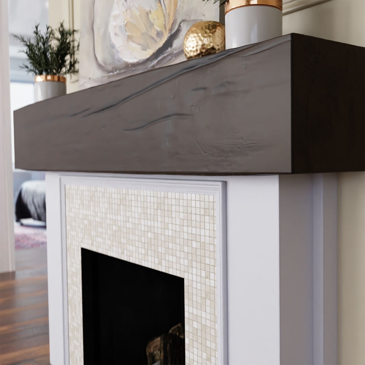Ekena Millwork MANURW08X08X84BM Mantel-Shelves - View #7