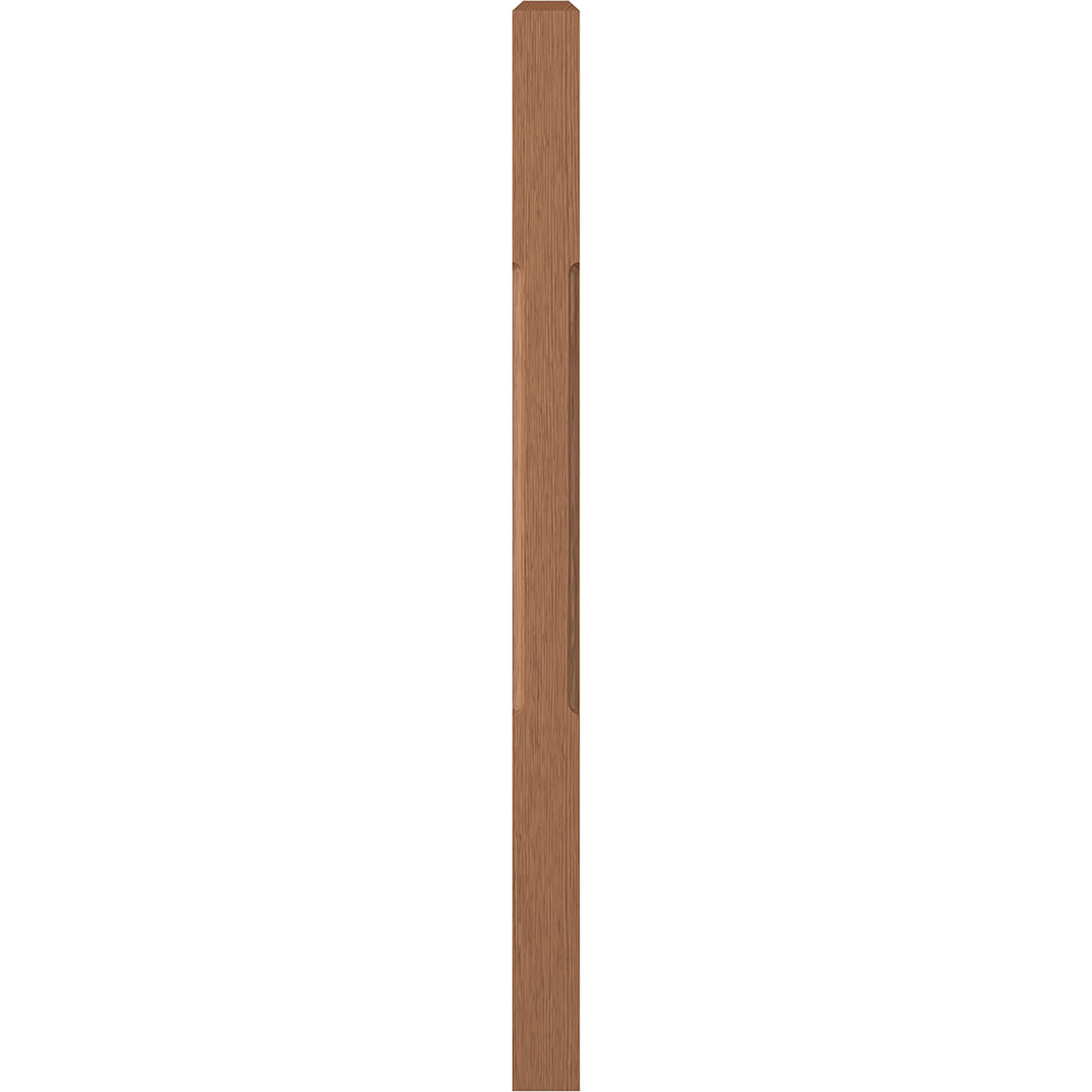 L.J. Smith Stair Systems LJC-4110-WO Crisp 3-in x 48-in Unfinished White oak Starting Stair Newel Post