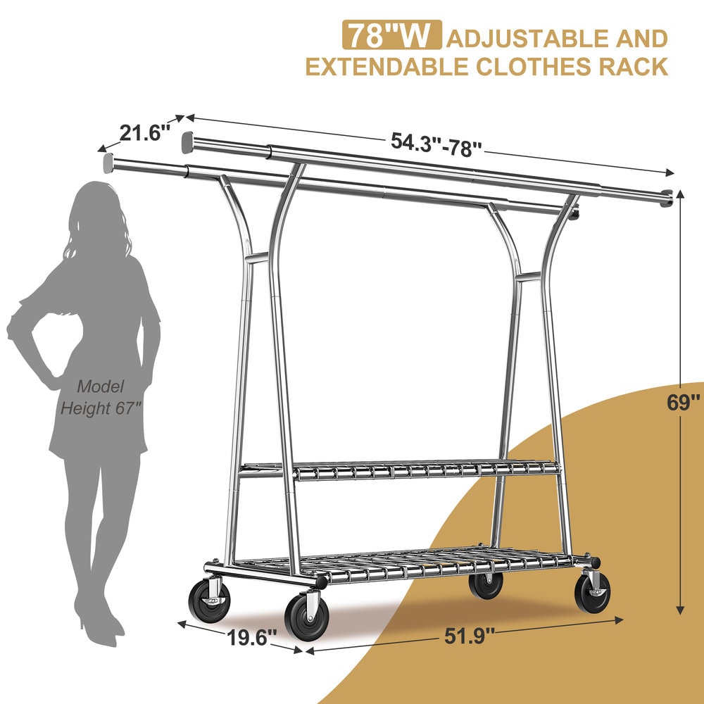 Raybee RBCR2LE Garment-Racks - View #5