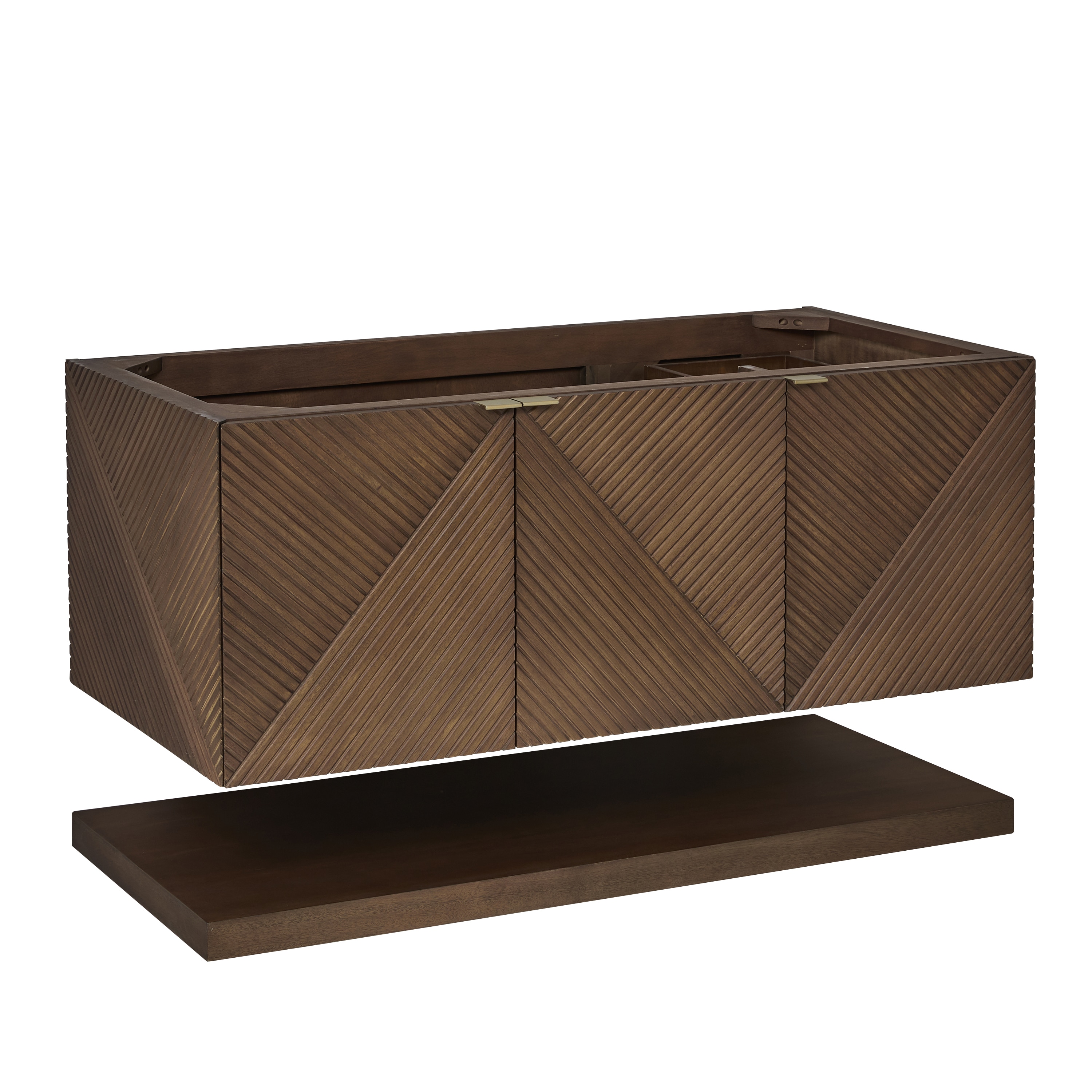 James Martin Vanities D200-V48-CSN Marcello 48-Inches Chestnut Floating Bathroom Vanity Base Cabinet without Top
