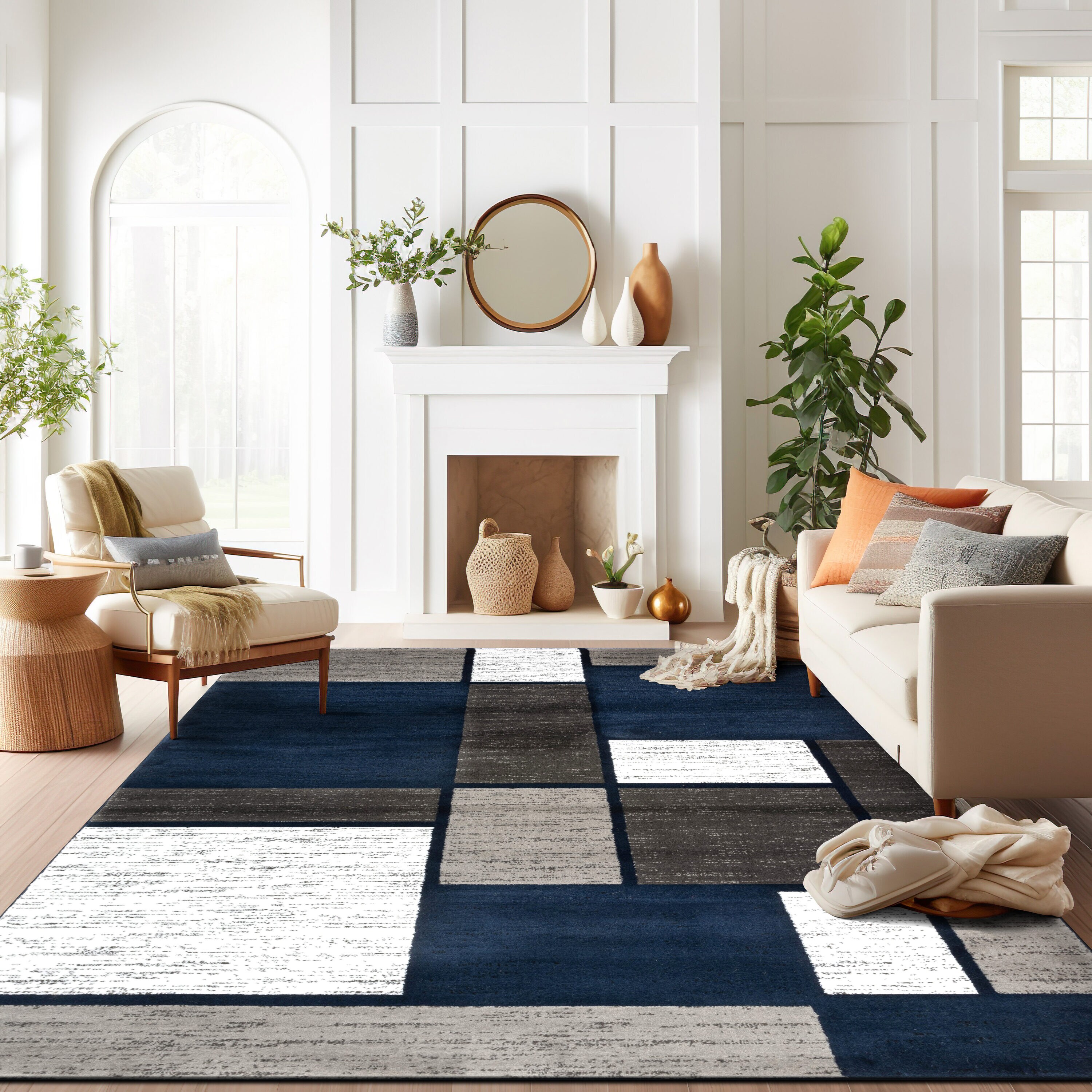 World Rug Gallery 106NAVY2X3 rugs - View #7