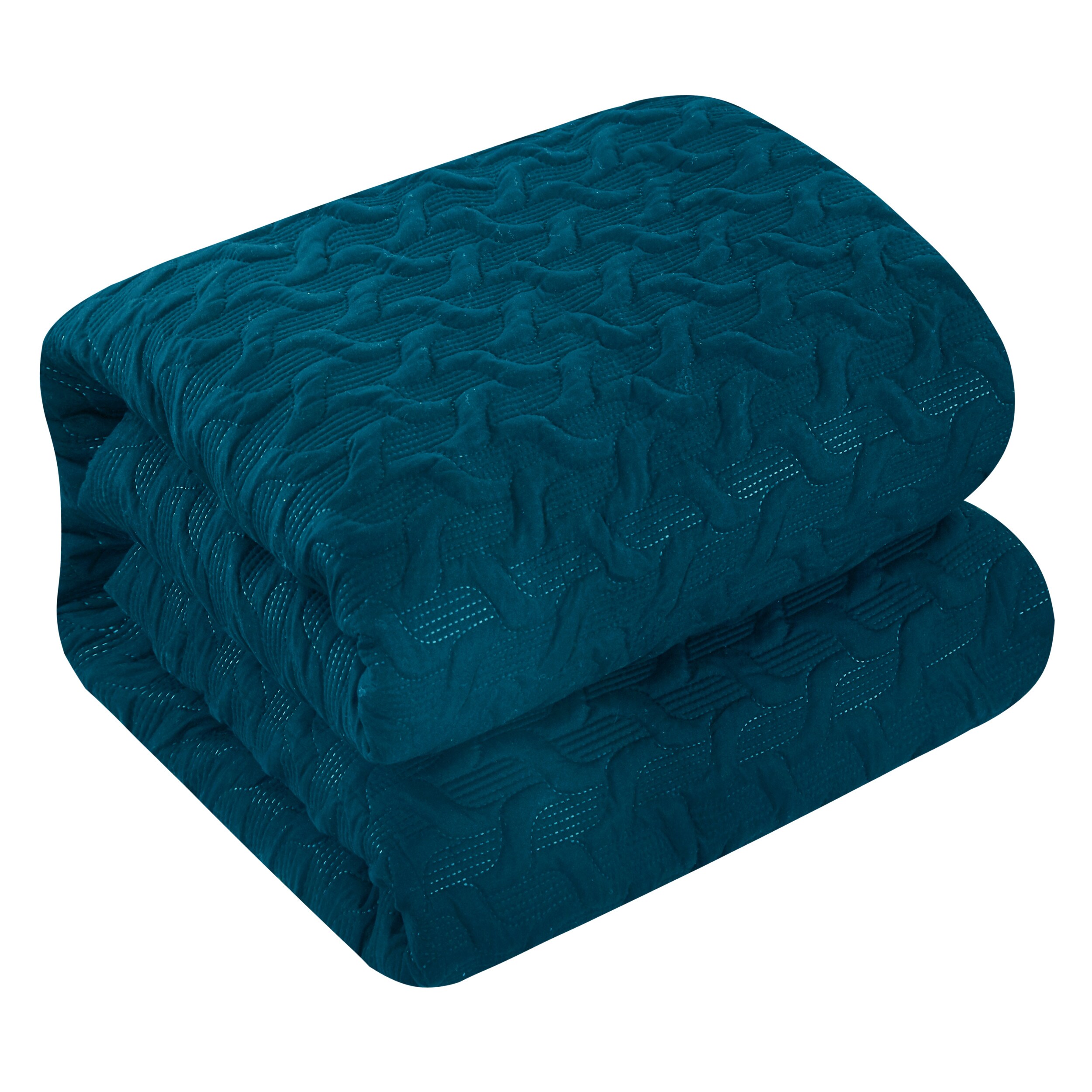 Chic Home Design Jazmine 3-Piece Teal Queen Comforter Set in the Bedding  Sets department at