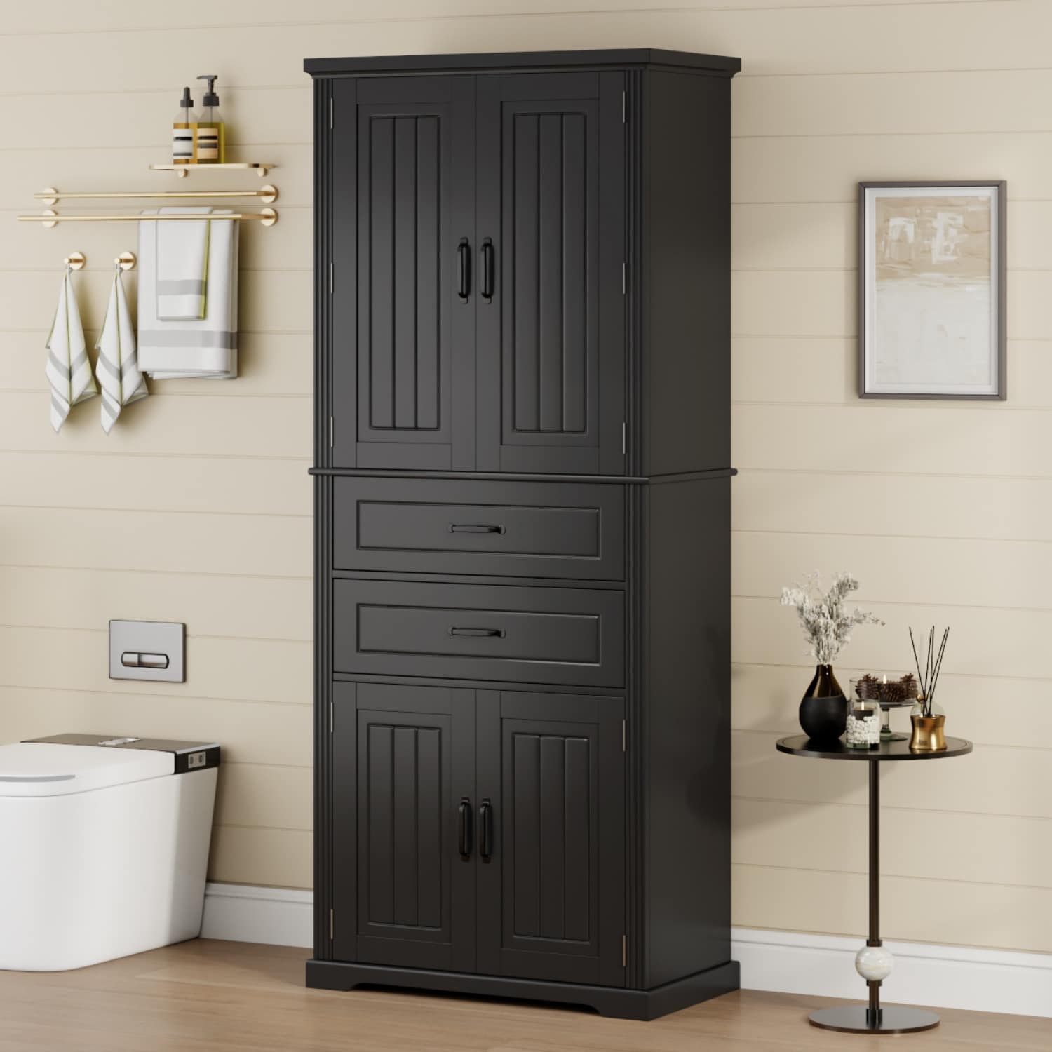 Vanityfus VF-NB-3426B Linen-Cabinets - View #2