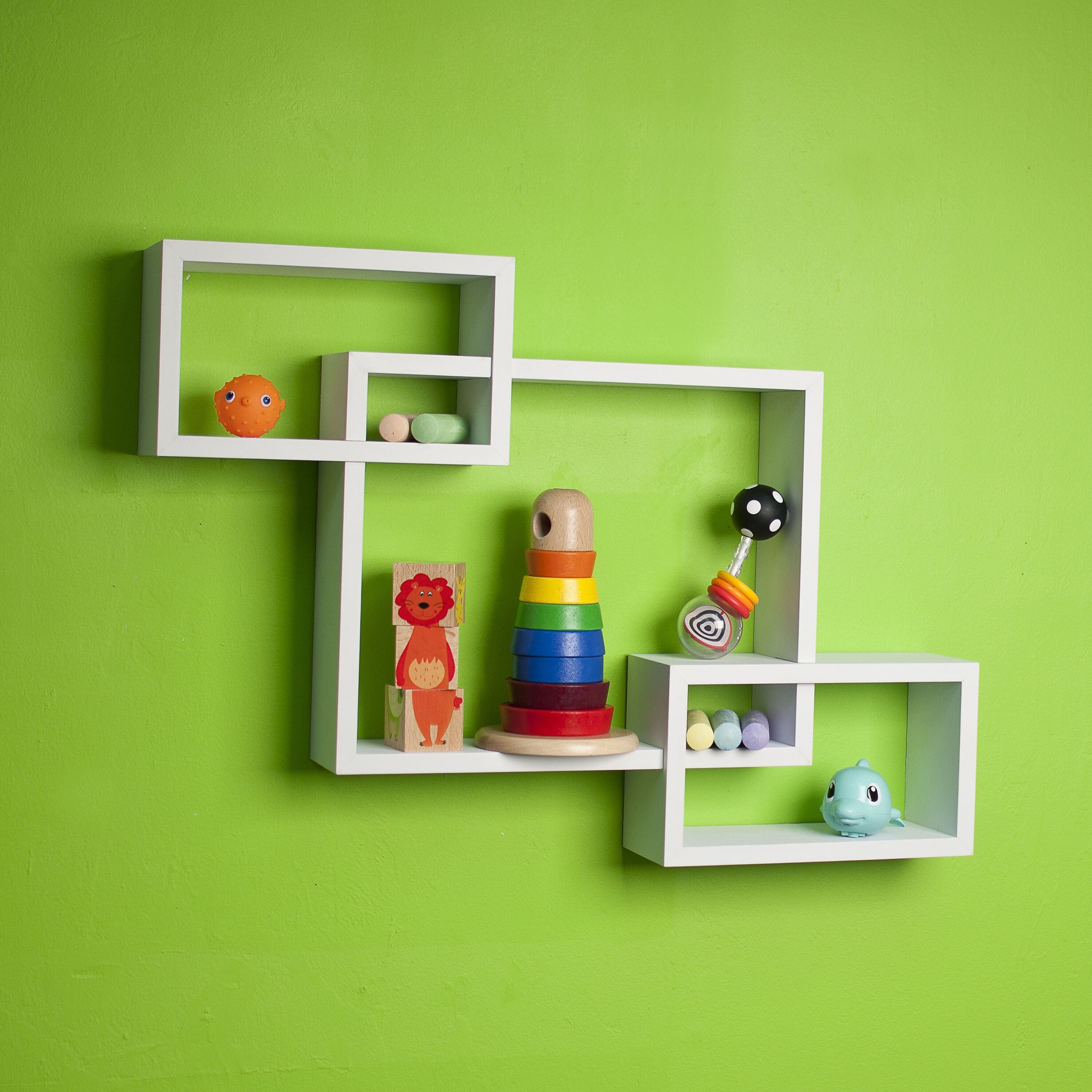 Danya B. YU008W Wall-Mounted-Shelving - View #4