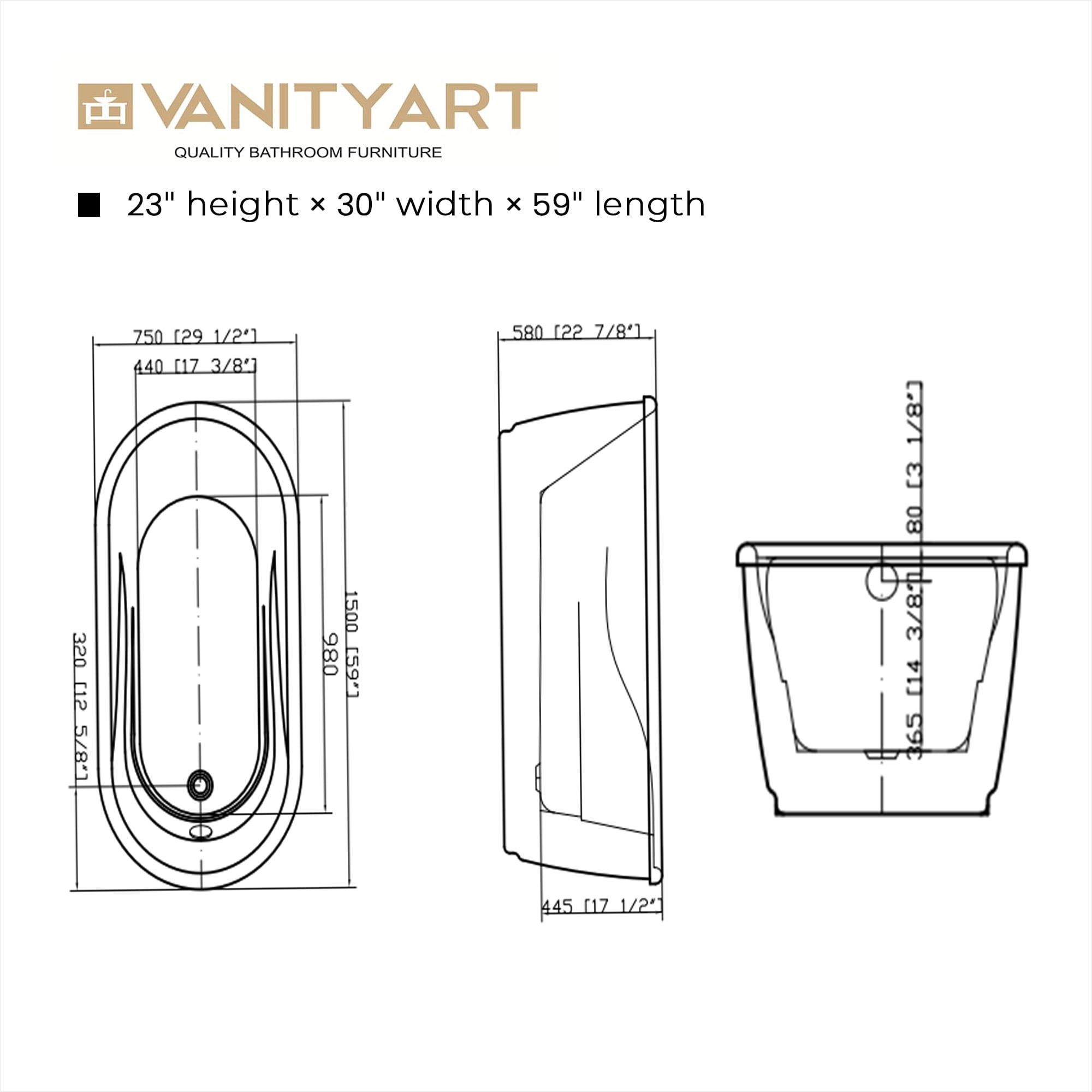 Vanity Art VA6909-S bathtubs - View #10