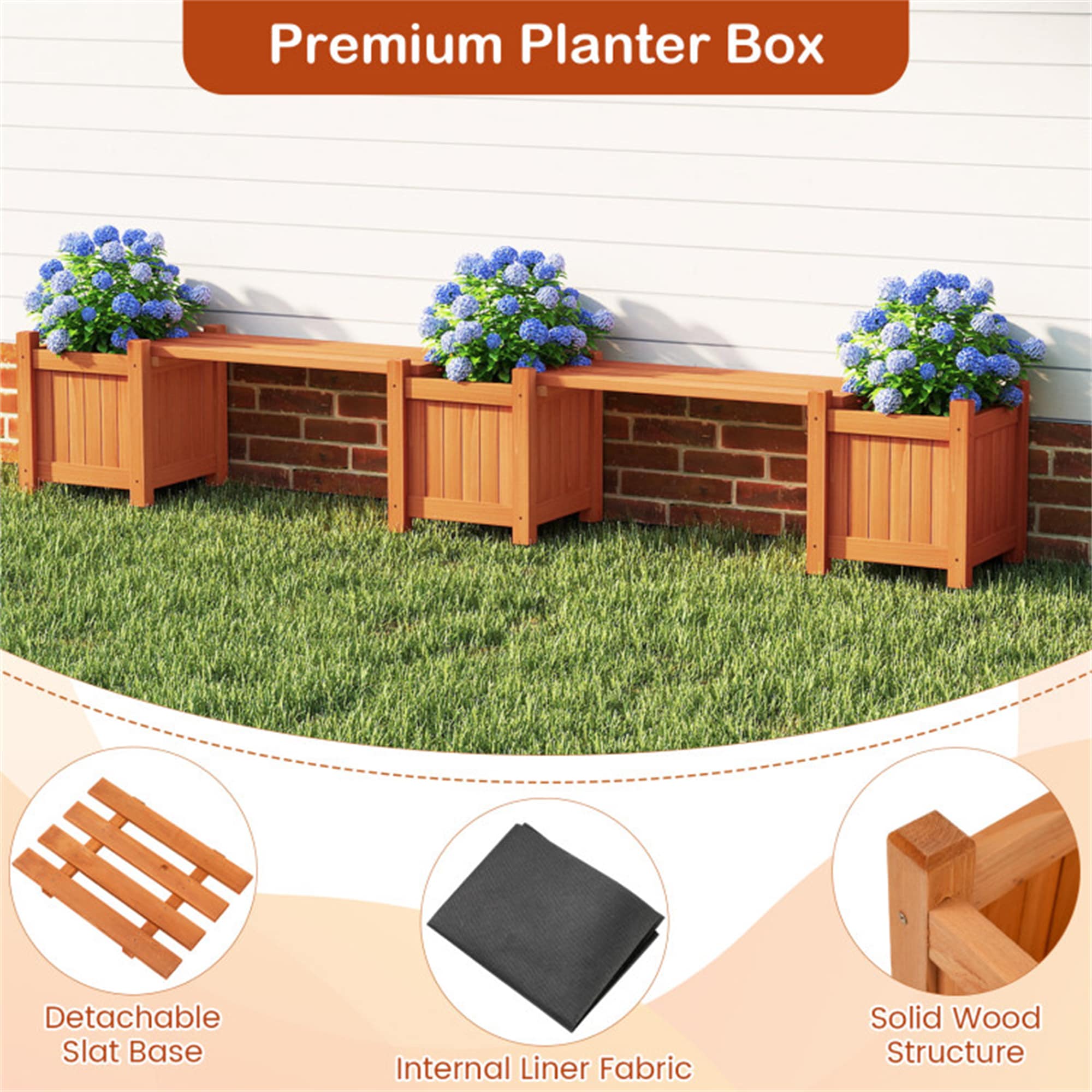 BABOOM BOM-T4164BK-CO Raised-Planter-Boxes - View #7