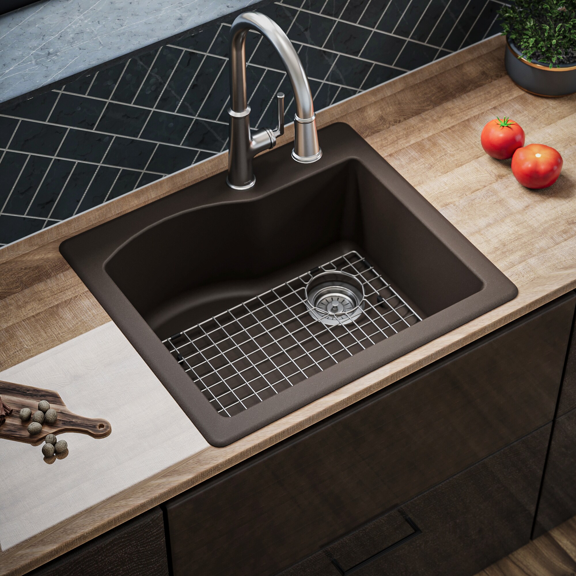 Karran QT-671-BR-PK1 Kitchen-Sinks - View #4
