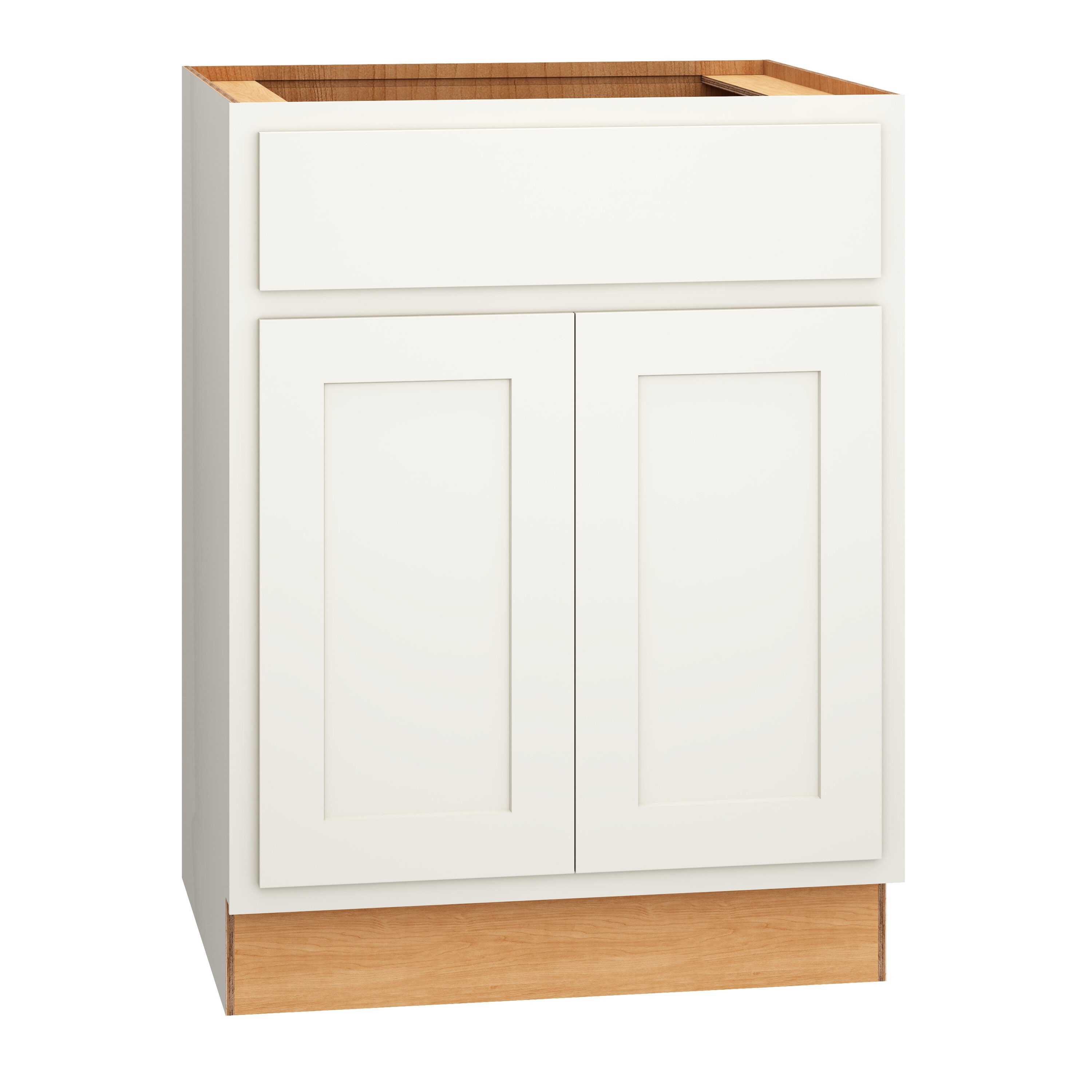 Diamond Express Jamestown 24-in White Partial Overlay Bathroom Vanity ...