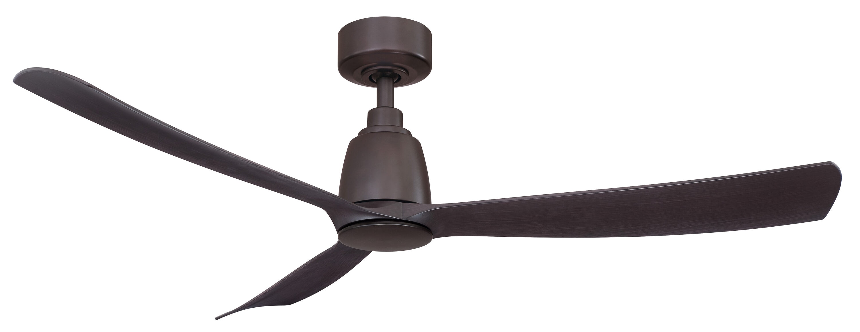 Fanimation Kute 52-in Brushed Nickel Indoor/Outdoor Smart Propeller Ceiling Fan Light Kit Compatible and Remote (3-Blade) FPD8534BN Sansujyuku sansujyuku.com