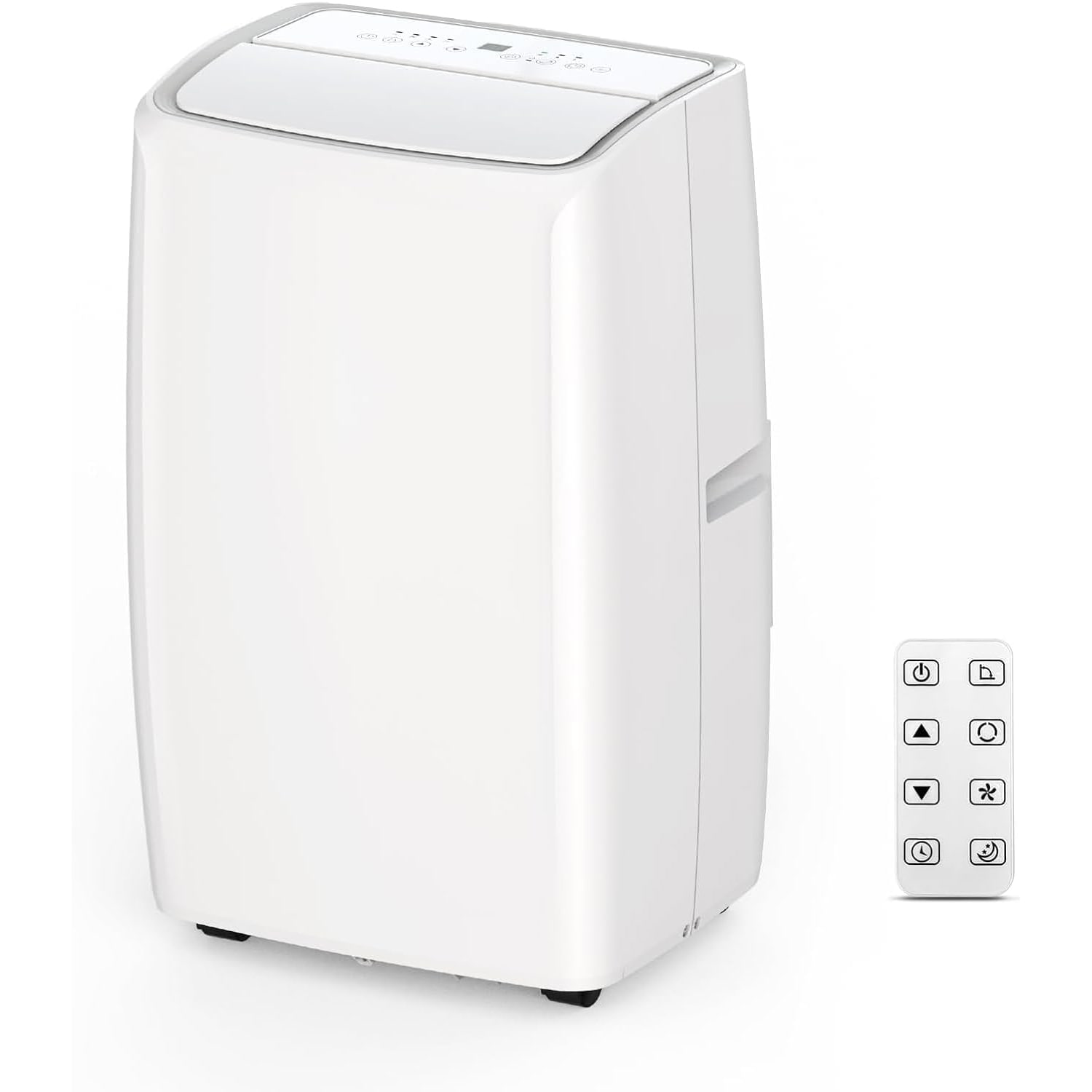 Garvee Portable Air Conditioner 14000 BTU AC Unit for Rooms Up to 750 Sq.Ft Dehumidifier and Fan Mode Quiet Operation with Remote Control Easy Installation for Home and Office Use White