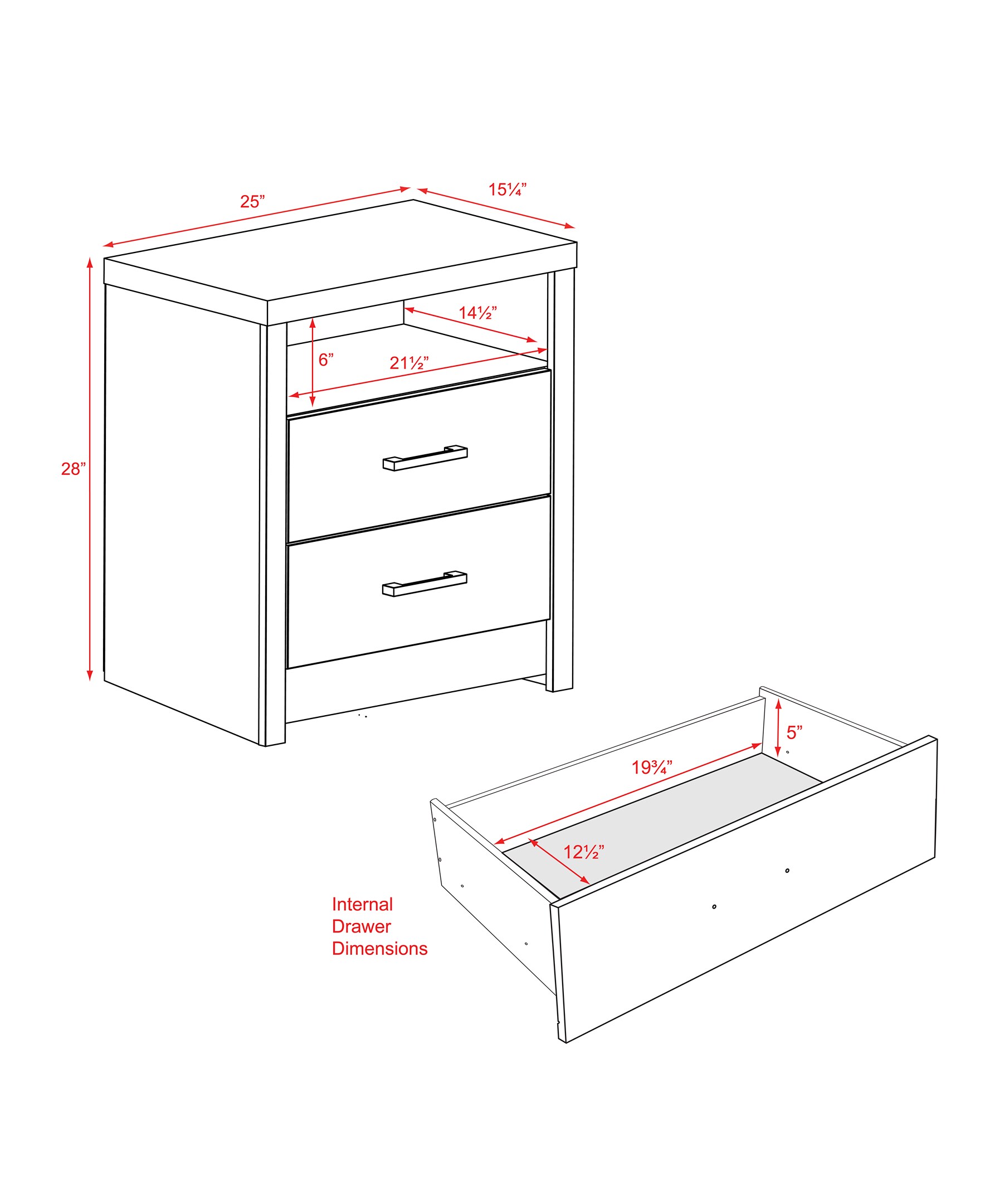 Prepac WDNH-0529-1 nightstands - View #8